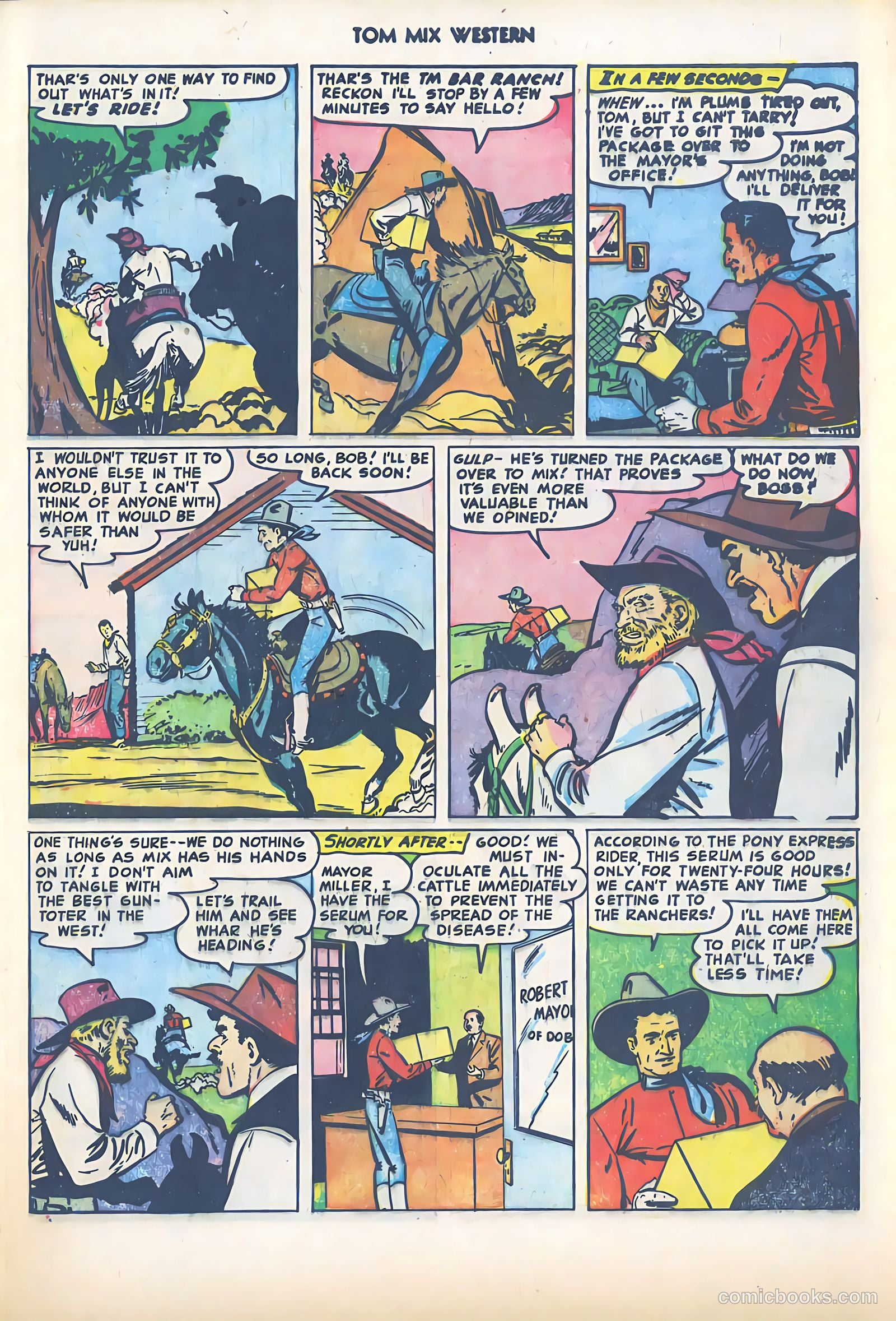 Tom Mix Western #60 (1953) — page 28 of 35