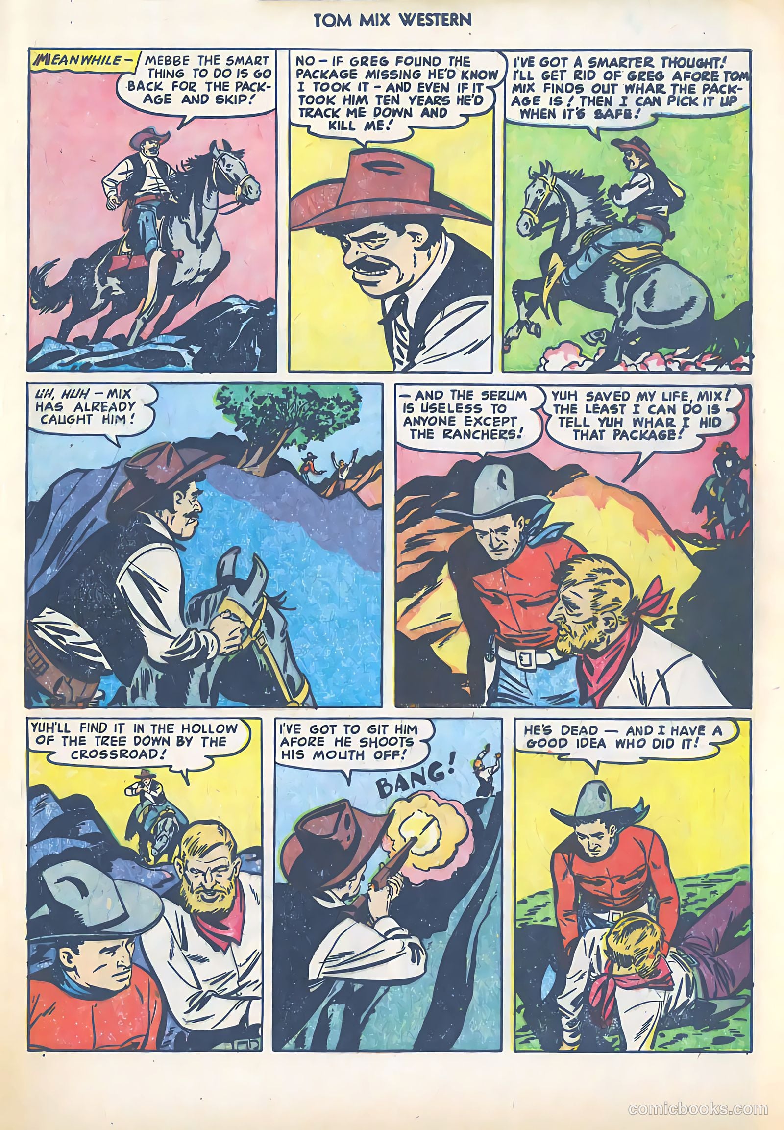 Tom Mix Western #60 (1953) — page 32 of 35