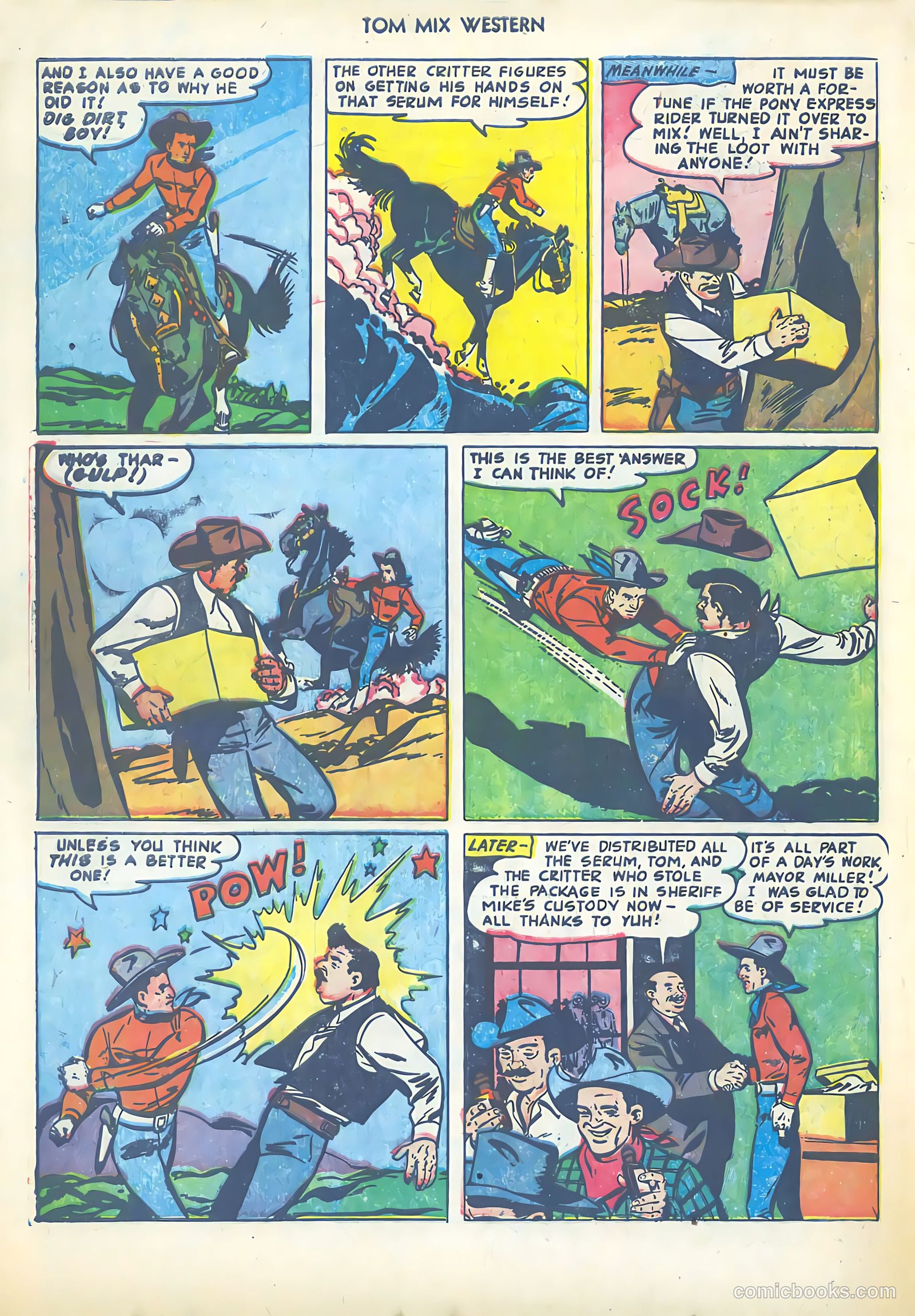 Tom Mix Western #60 (1953) — page 33 of 35