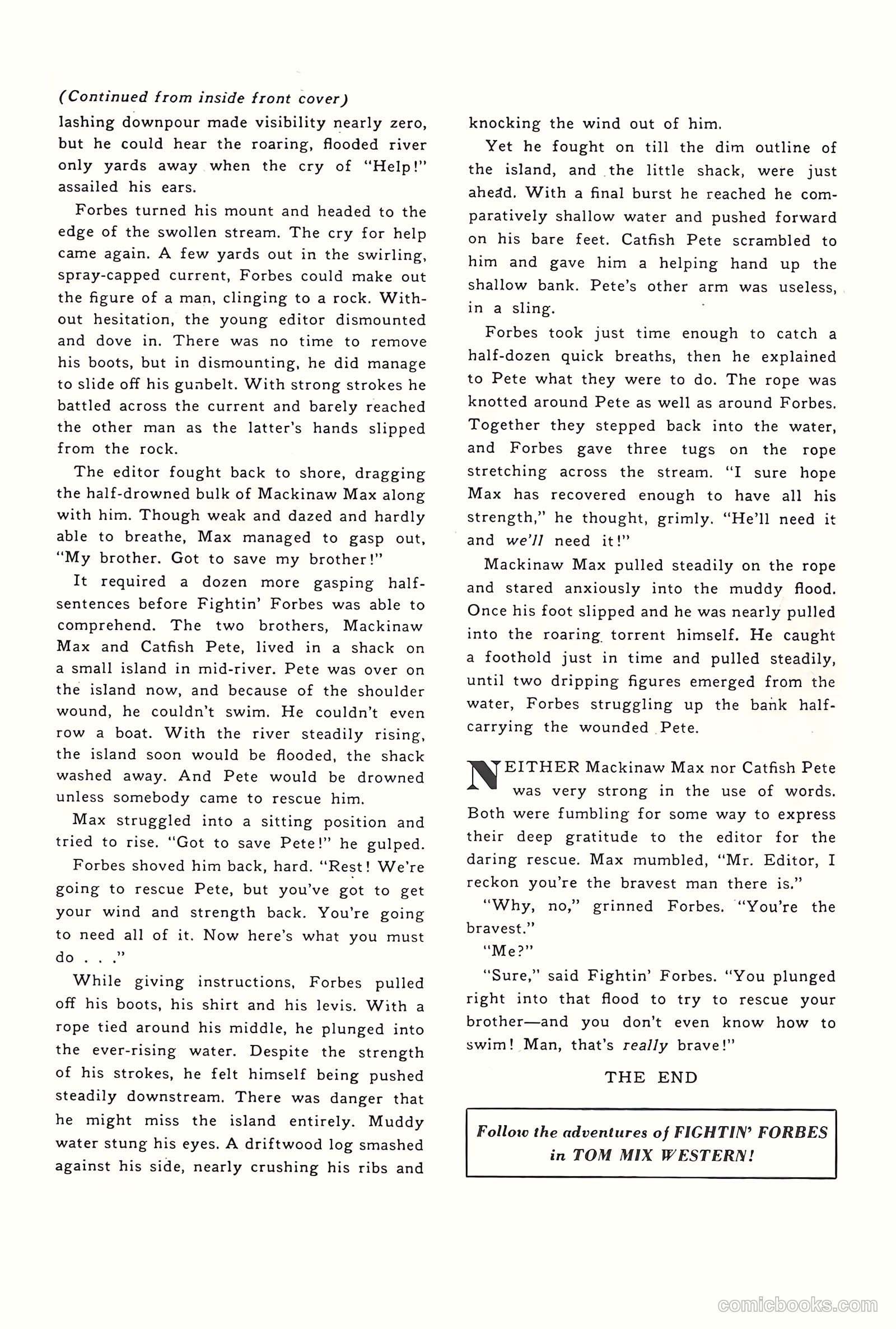 Tom Mix Western #60 (1953) — page 34 of 35