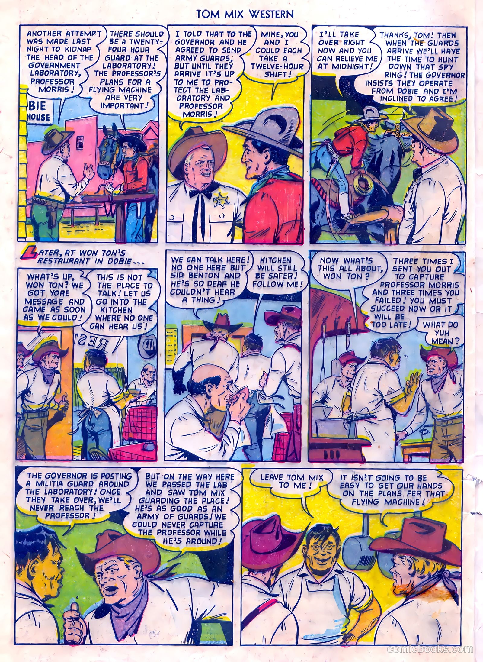 Tom Mix Western #61 (1953) — page 4 of 36