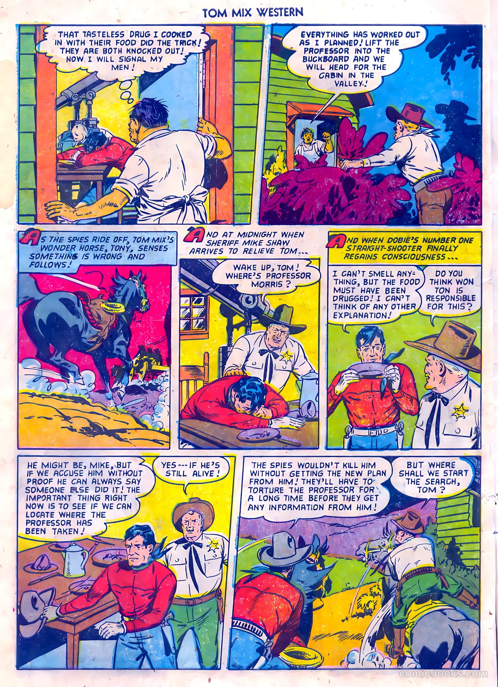 Tom Mix Western #61 (1953) — page 6 of 36