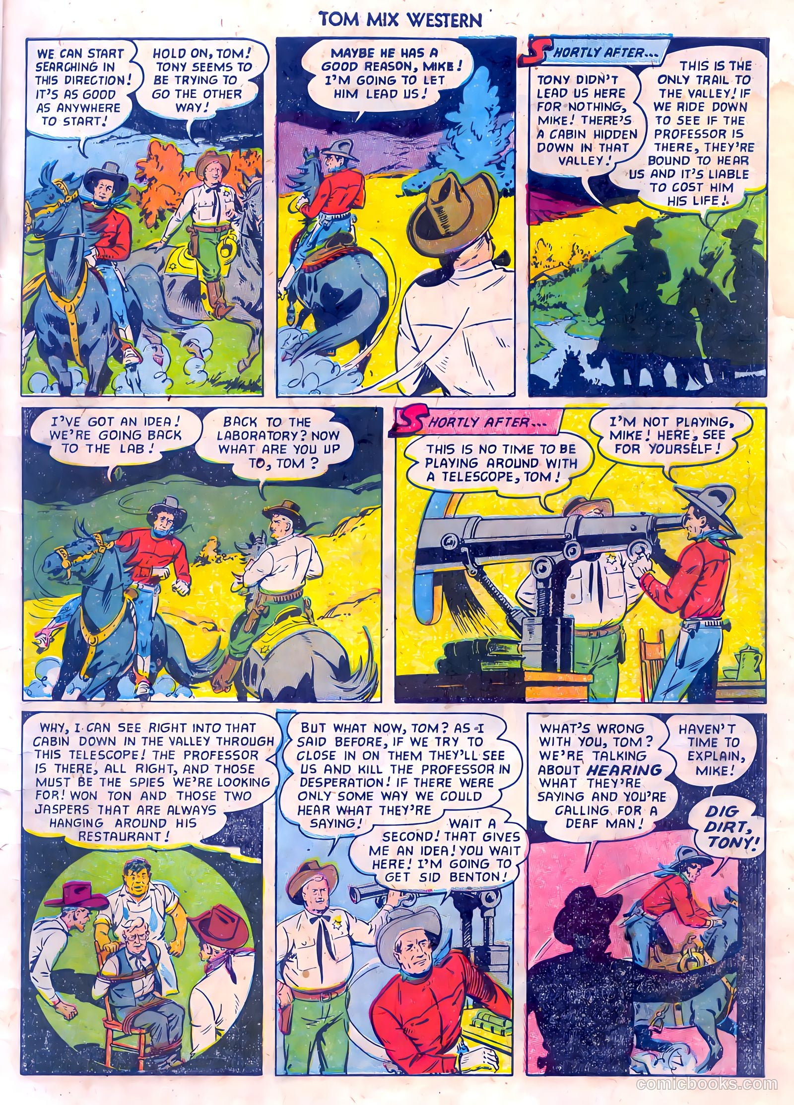 Tom Mix Western #61 (1953) — page 7 of 36