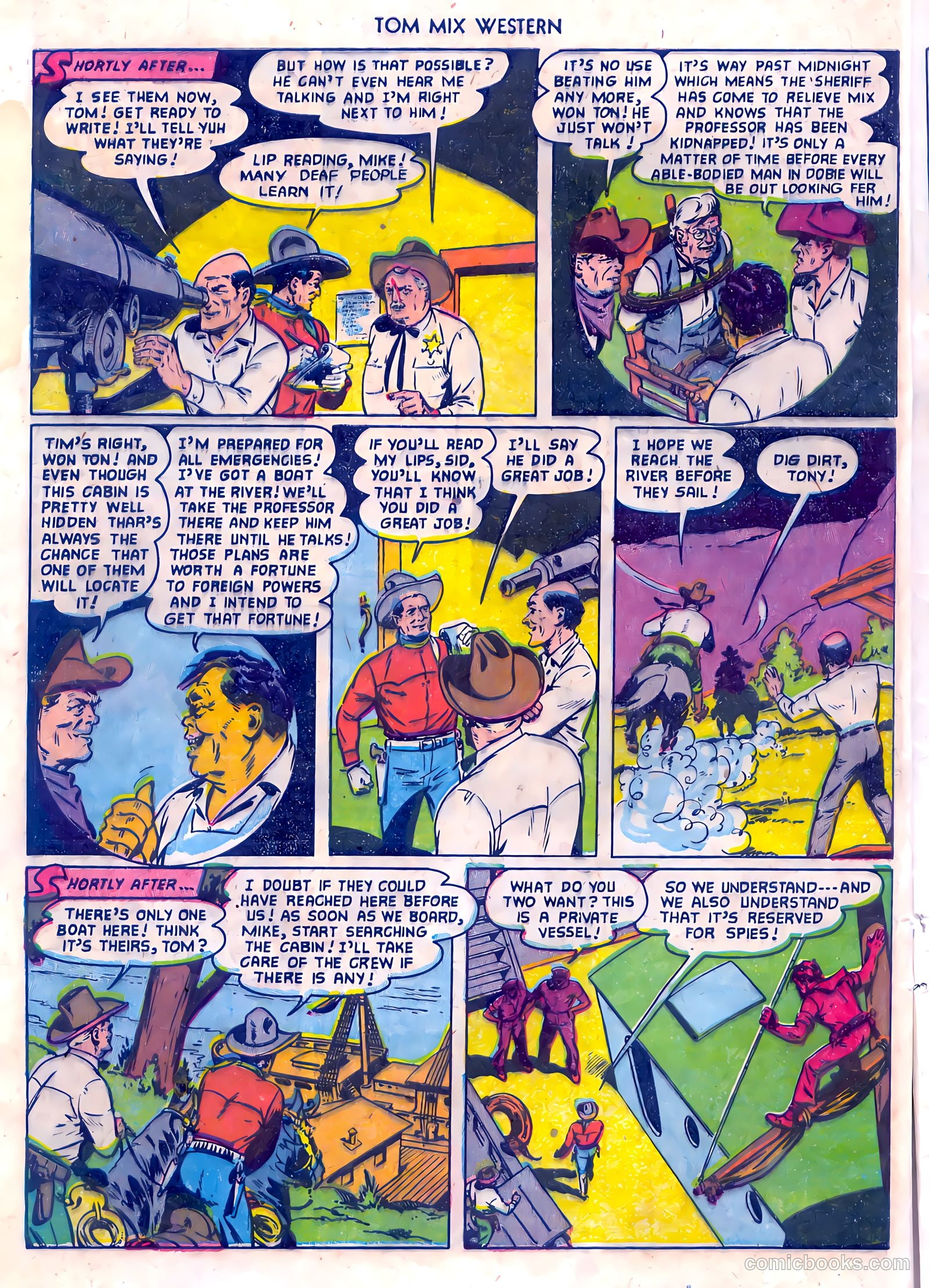 Tom Mix Western #61 (1953) — page 8 of 36