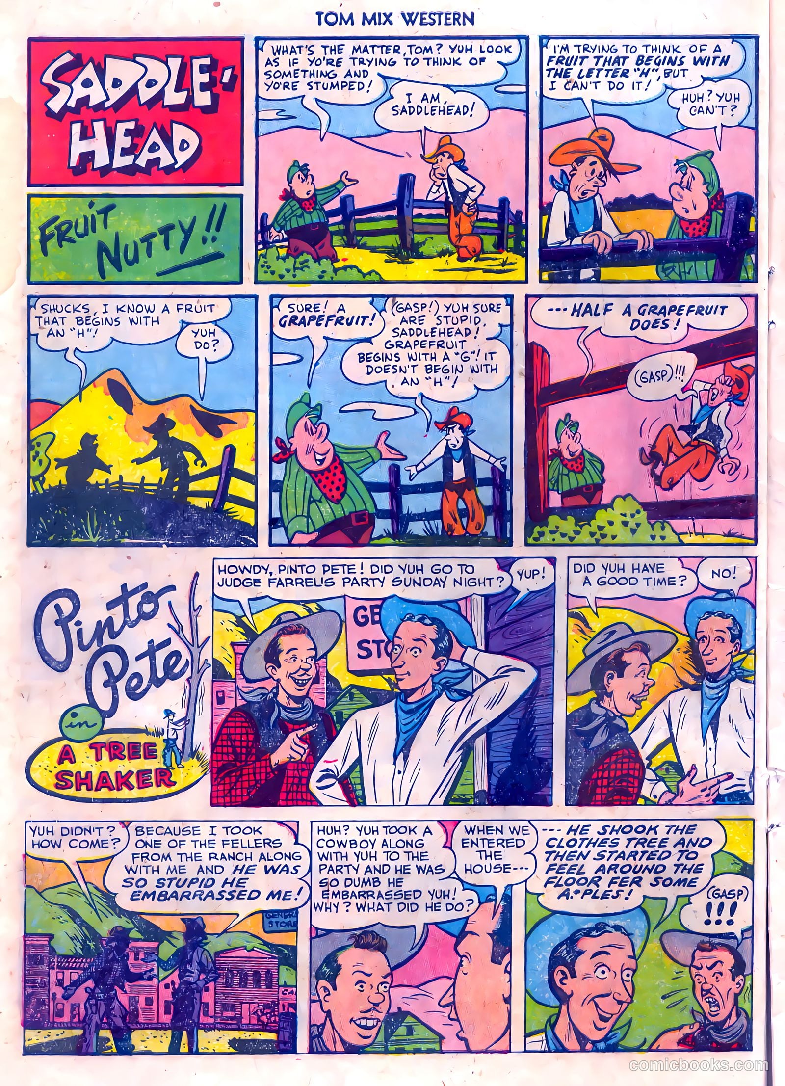 Tom Mix Western #61 (1953) — page 10 of 36
