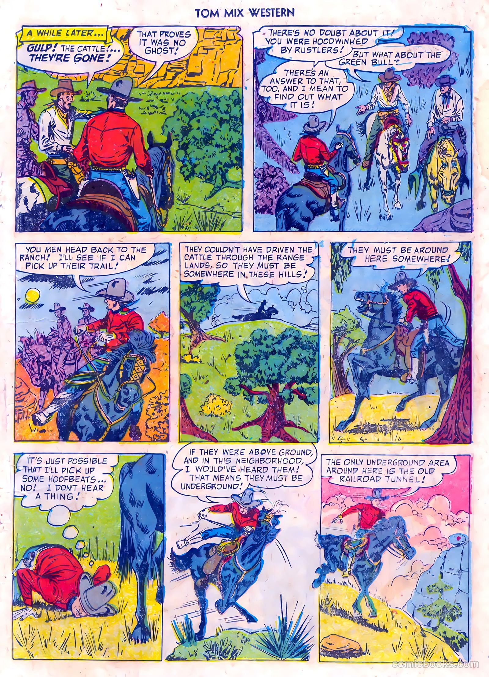 Tom Mix Western #61 (1953) — page 15 of 36