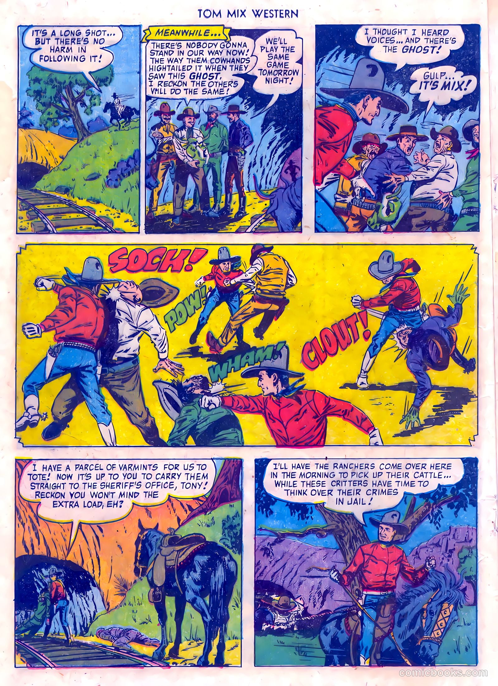 Tom Mix Western #61 (1953) — page 16 of 36