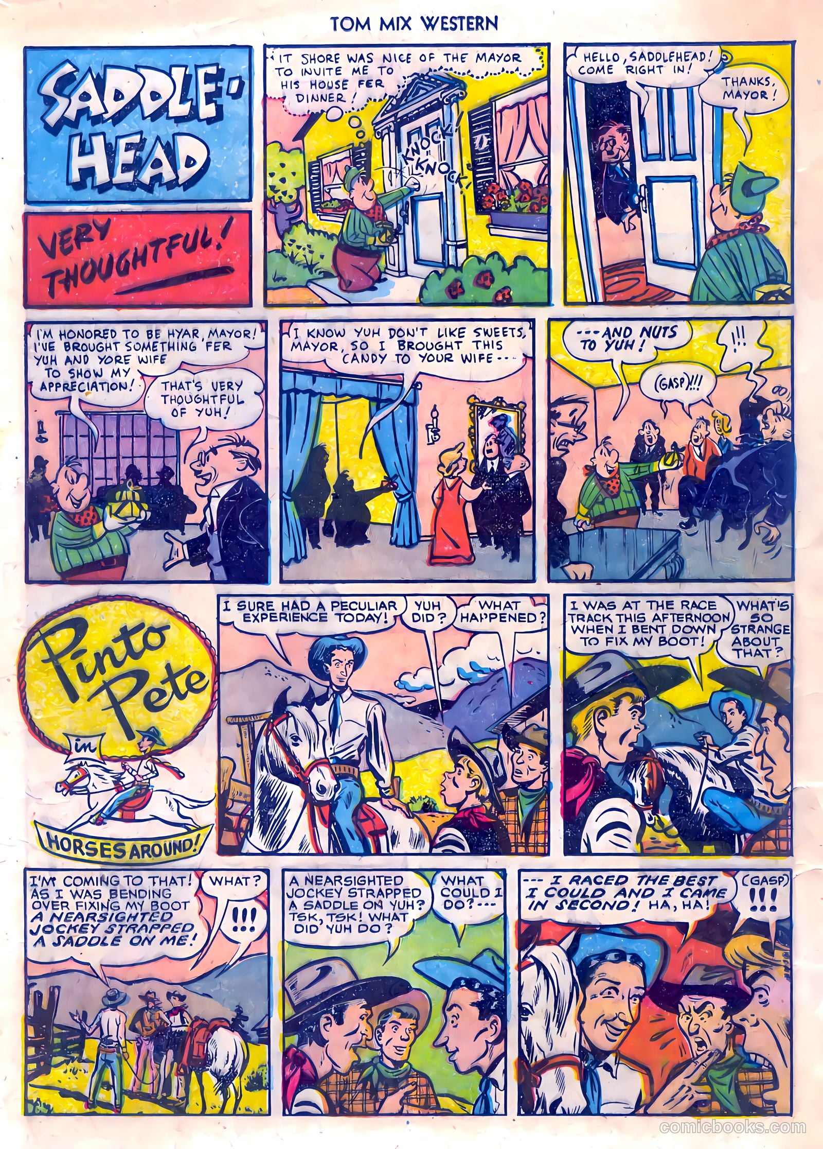 Tom Mix Western #61 (1953) — page 17 of 36