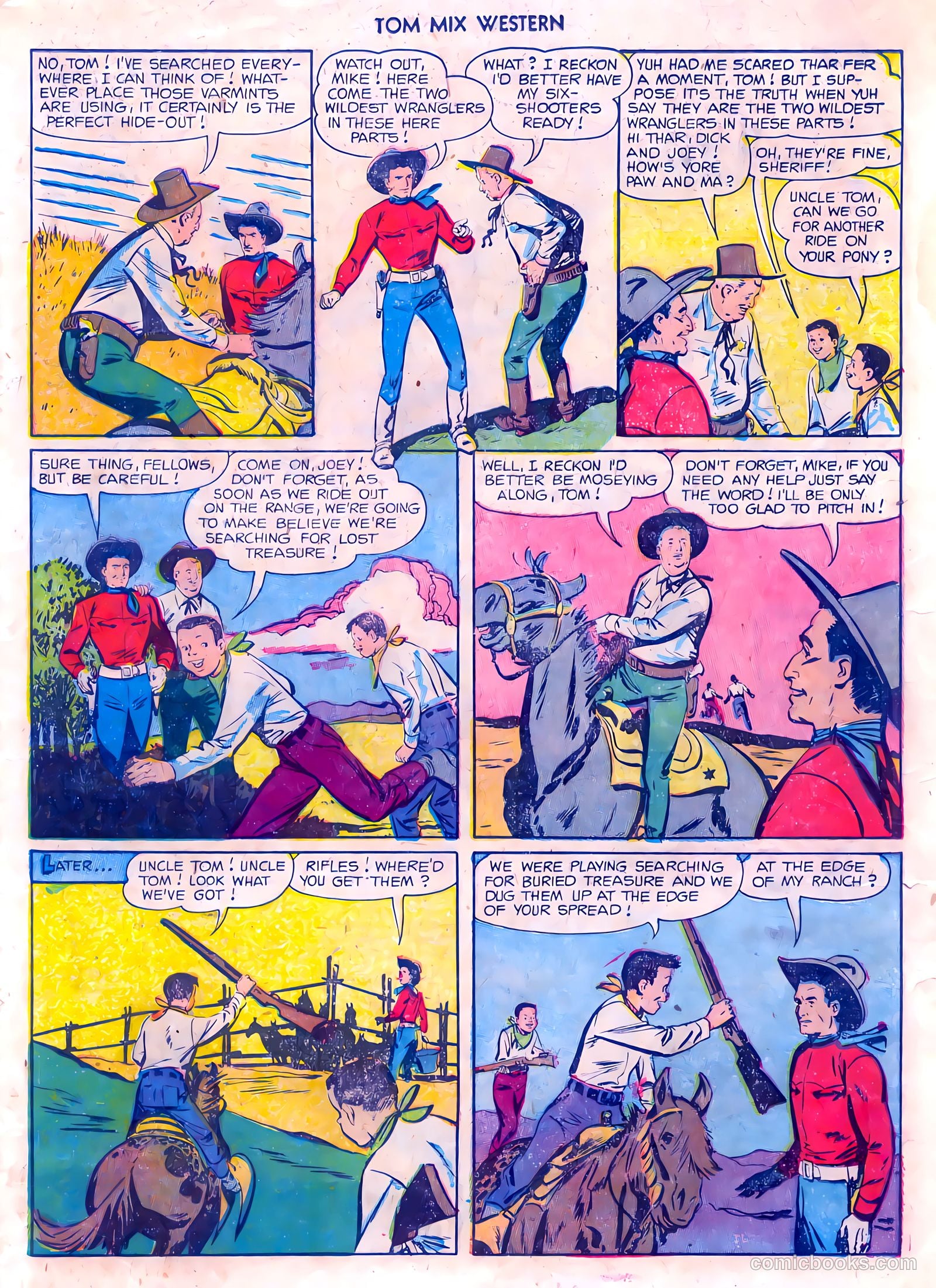 Tom Mix Western #61 (1953) — page 19 of 36