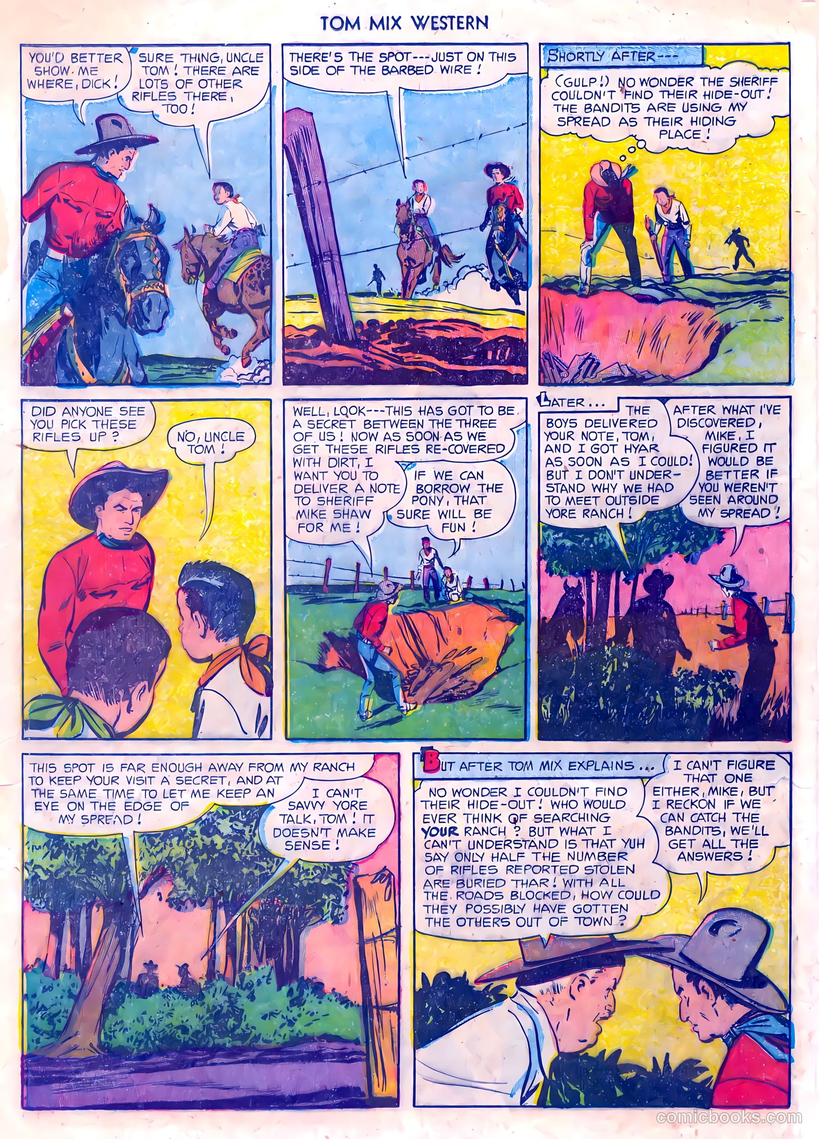 Tom Mix Western #61 (1953) — page 20 of 36