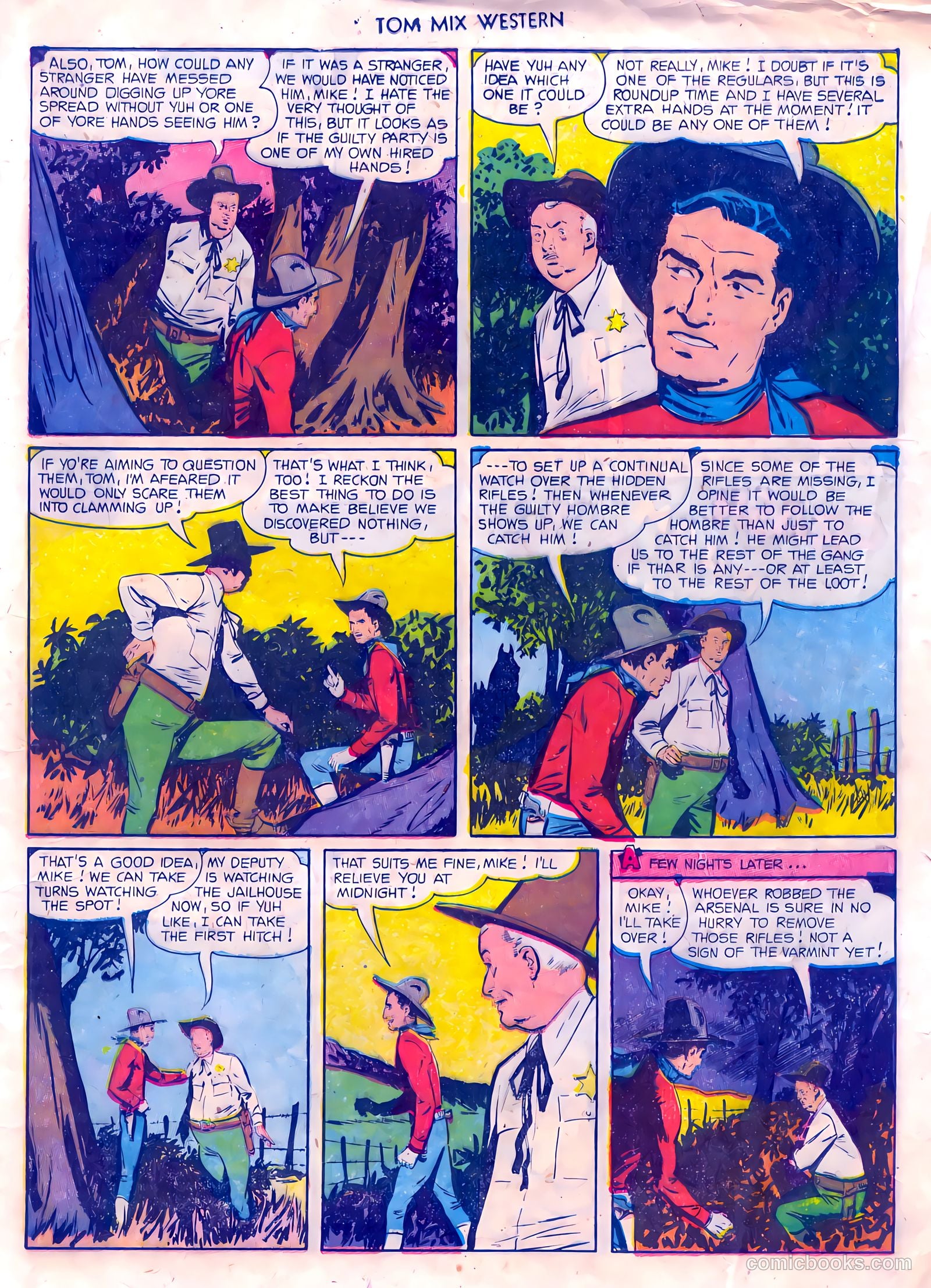 Tom Mix Western #61 (1953) — page 21 of 36