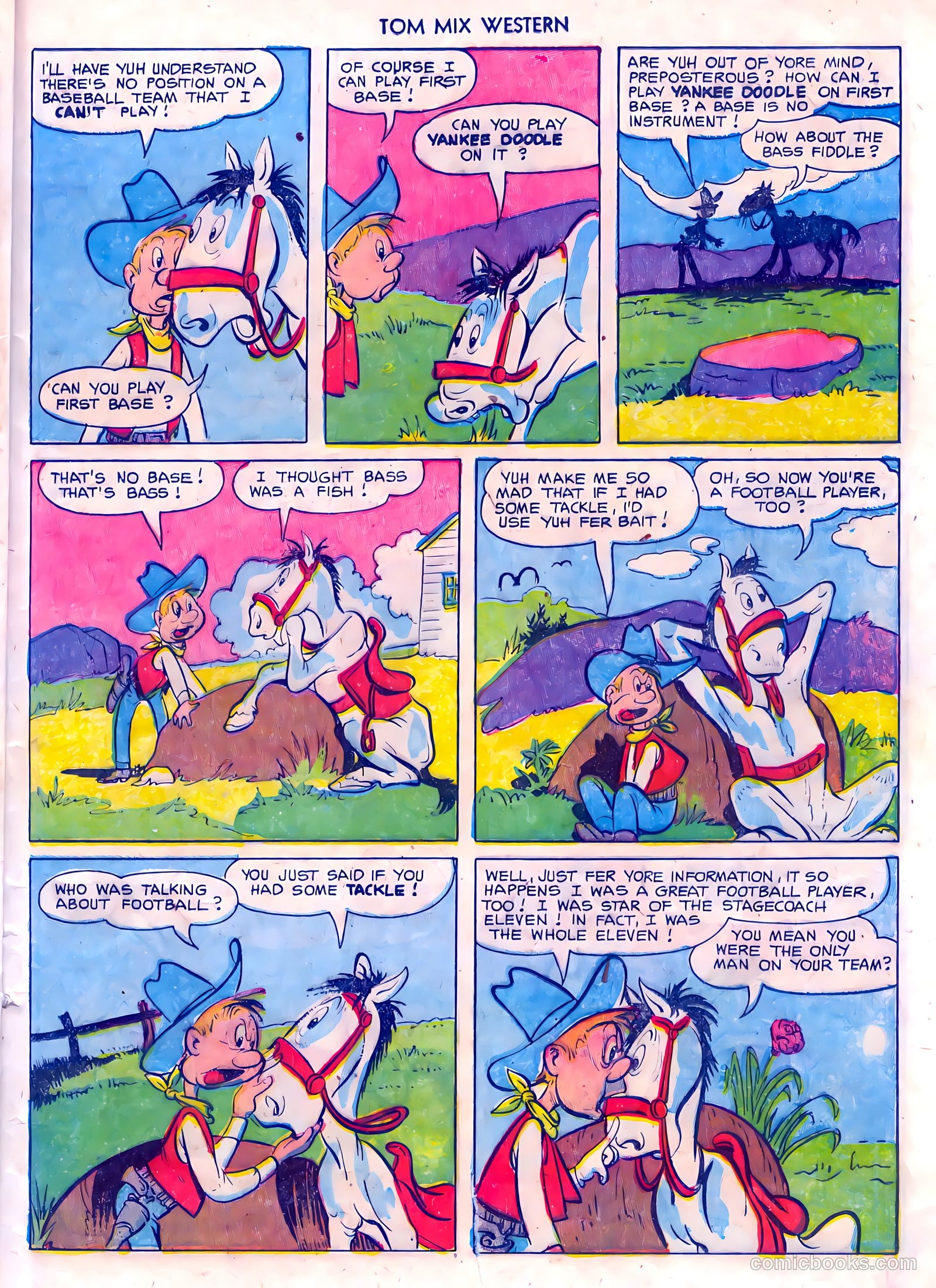 Tom Mix Western #61 (1953) — page 25 of 36