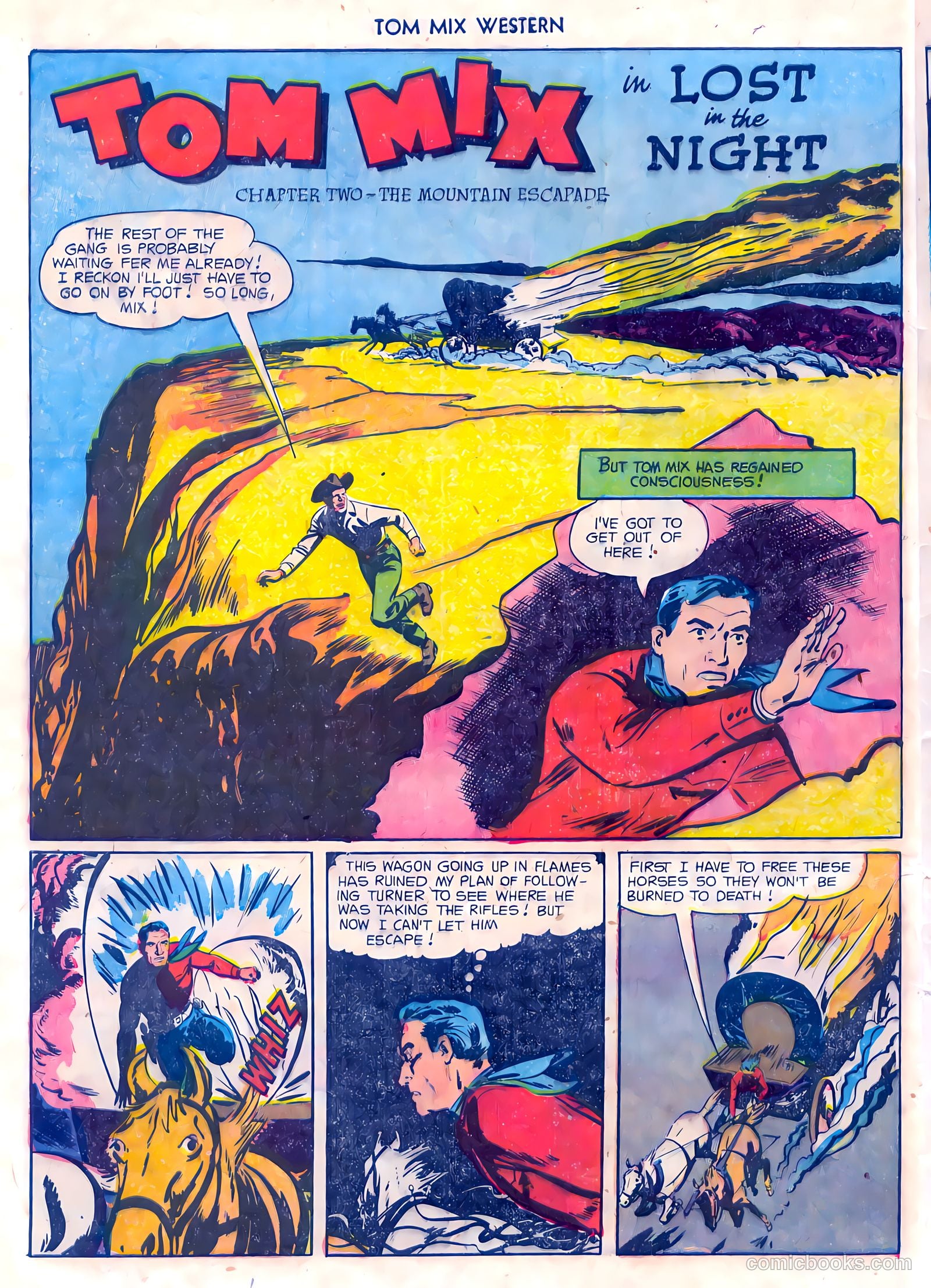 Tom Mix Western #61 (1953) — page 28 of 36