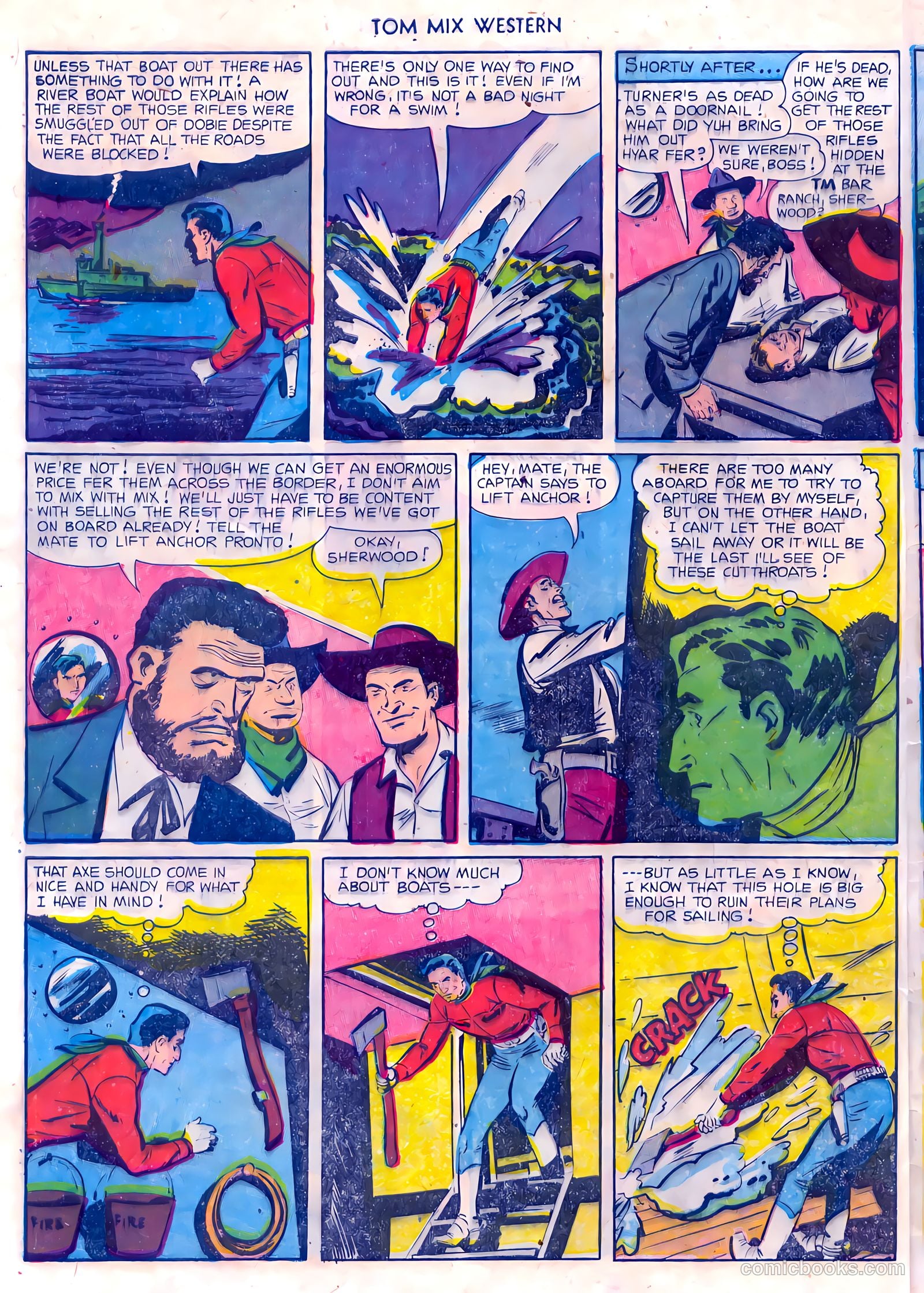 Tom Mix Western #61 (1953) — page 32 of 36