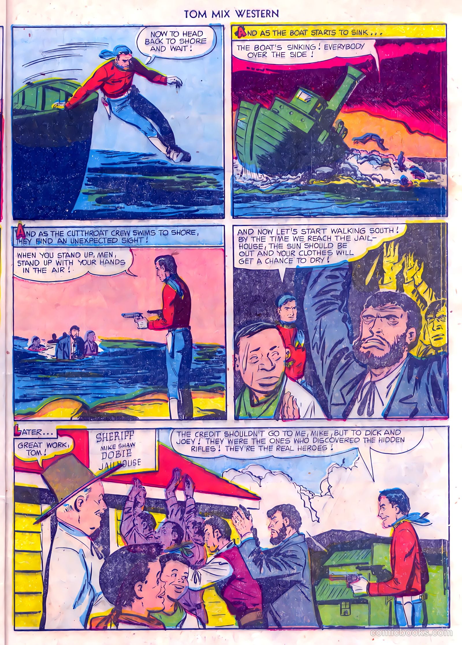 Tom Mix Western #61 (1953) — page 33 of 36