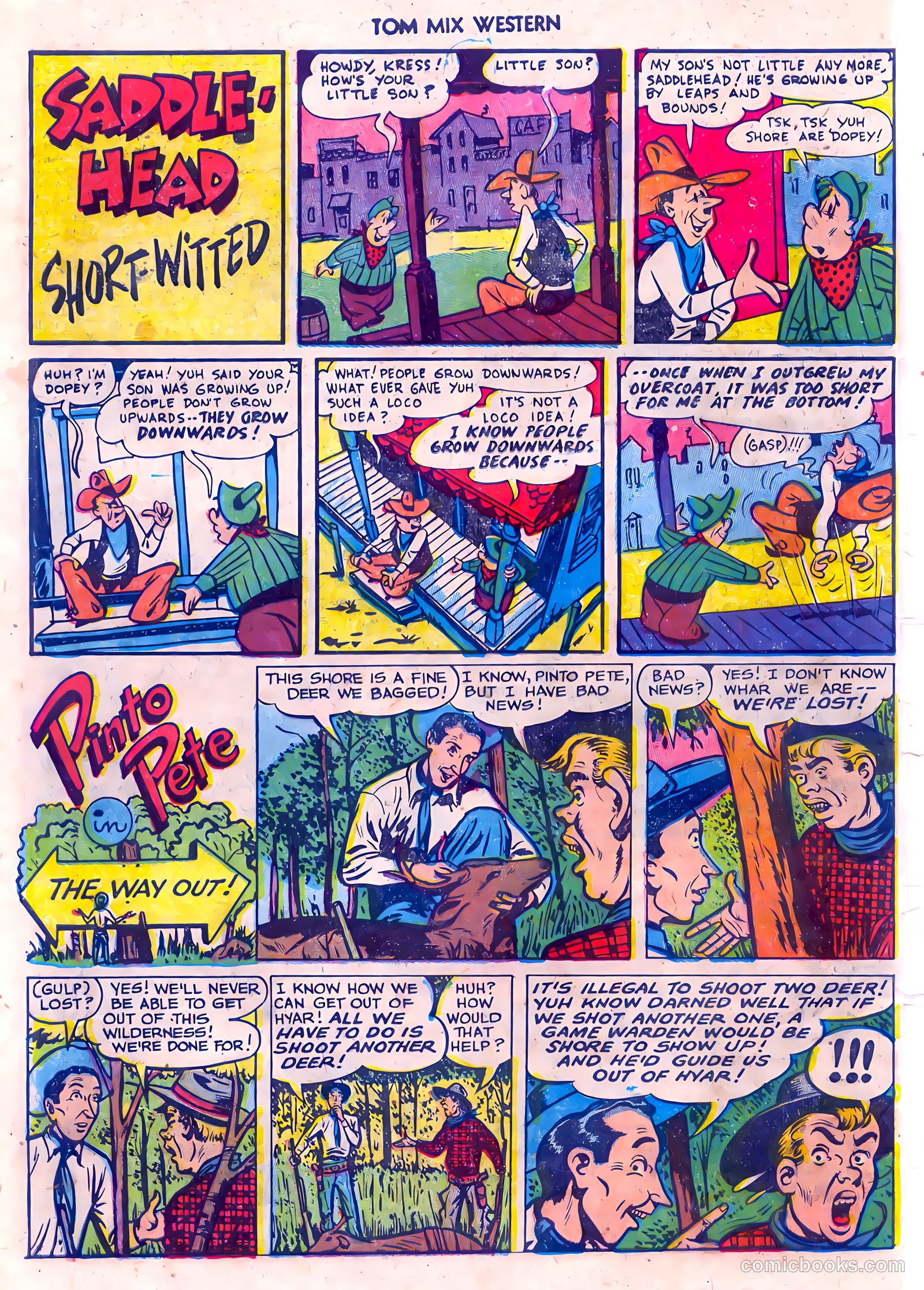 Tom Mix Western #61 (1953) — page 34 of 36