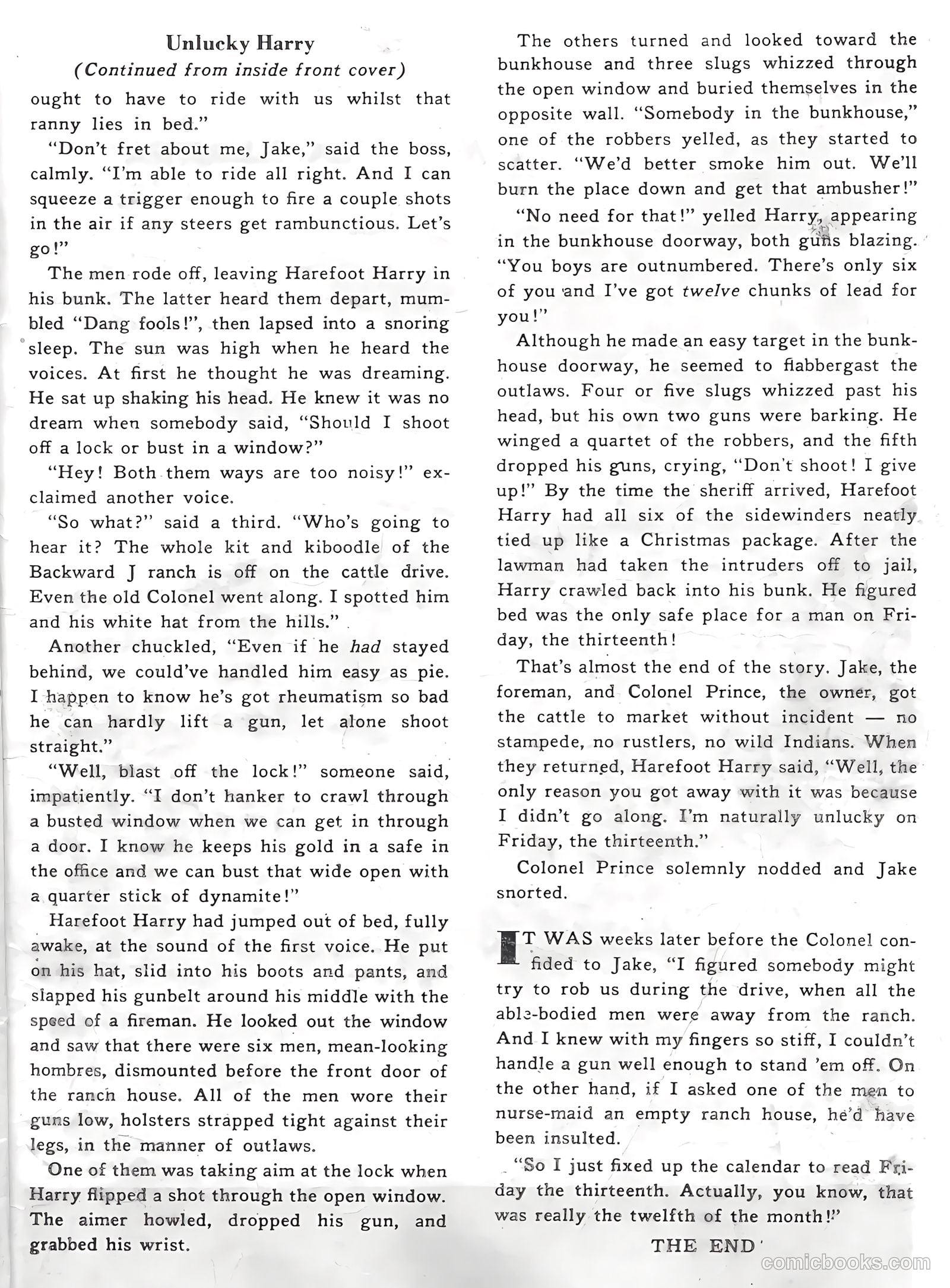 Tom Mix Western #61 (1953) — page 35 of 36