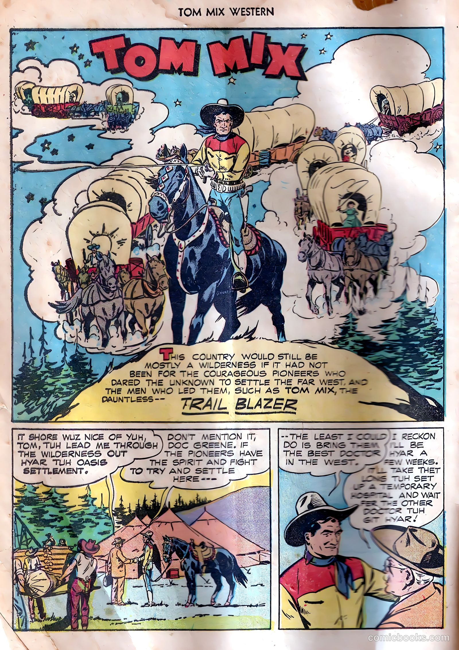 Tom Mix Western #7 (1948) — page 4 of 54