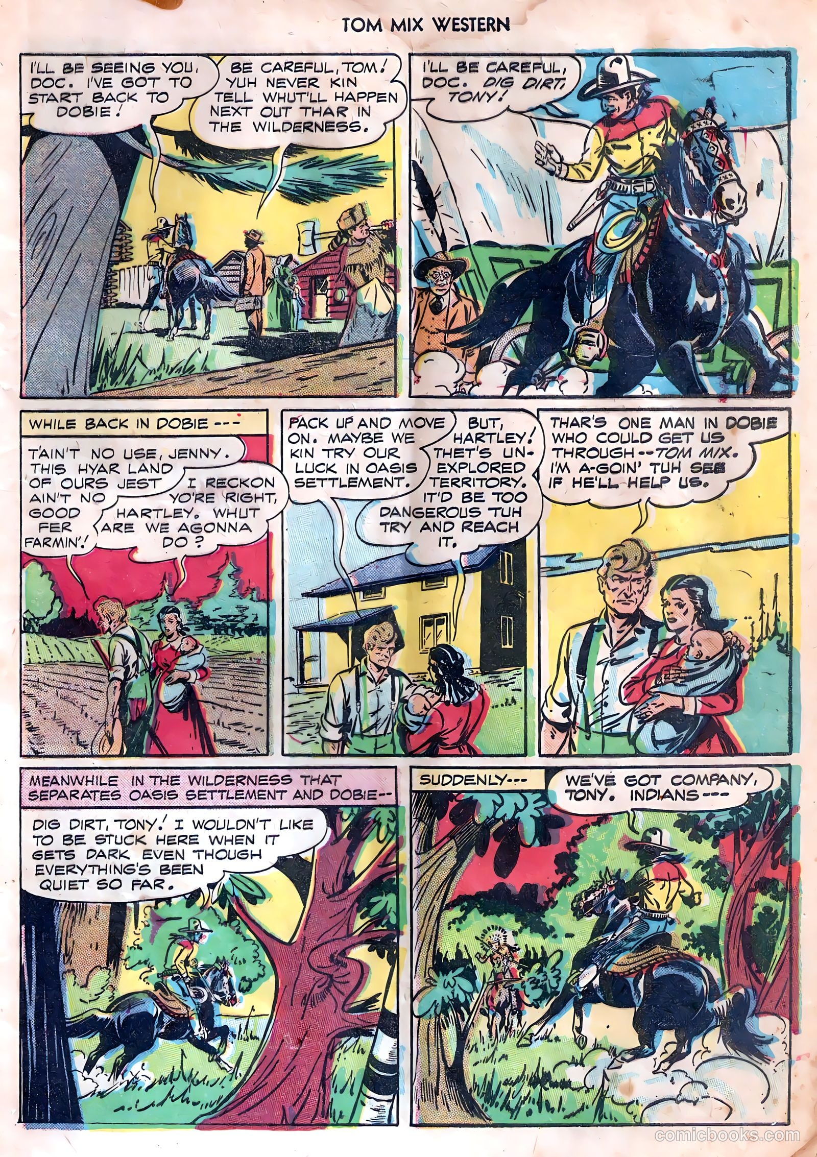 Tom Mix Western #7 (1948) — page 5 of 54