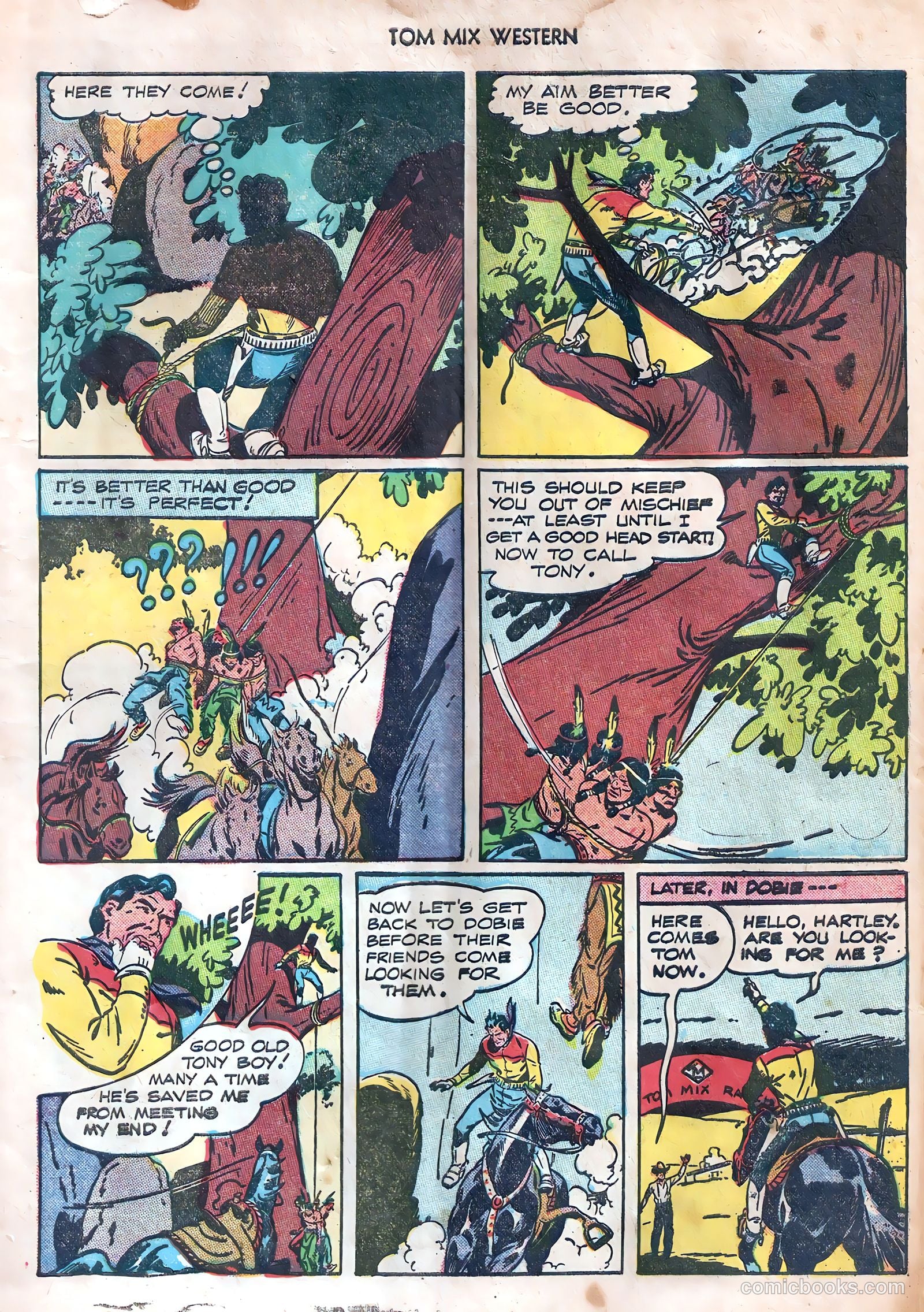 Tom Mix Western #7 (1948) — page 7 of 54