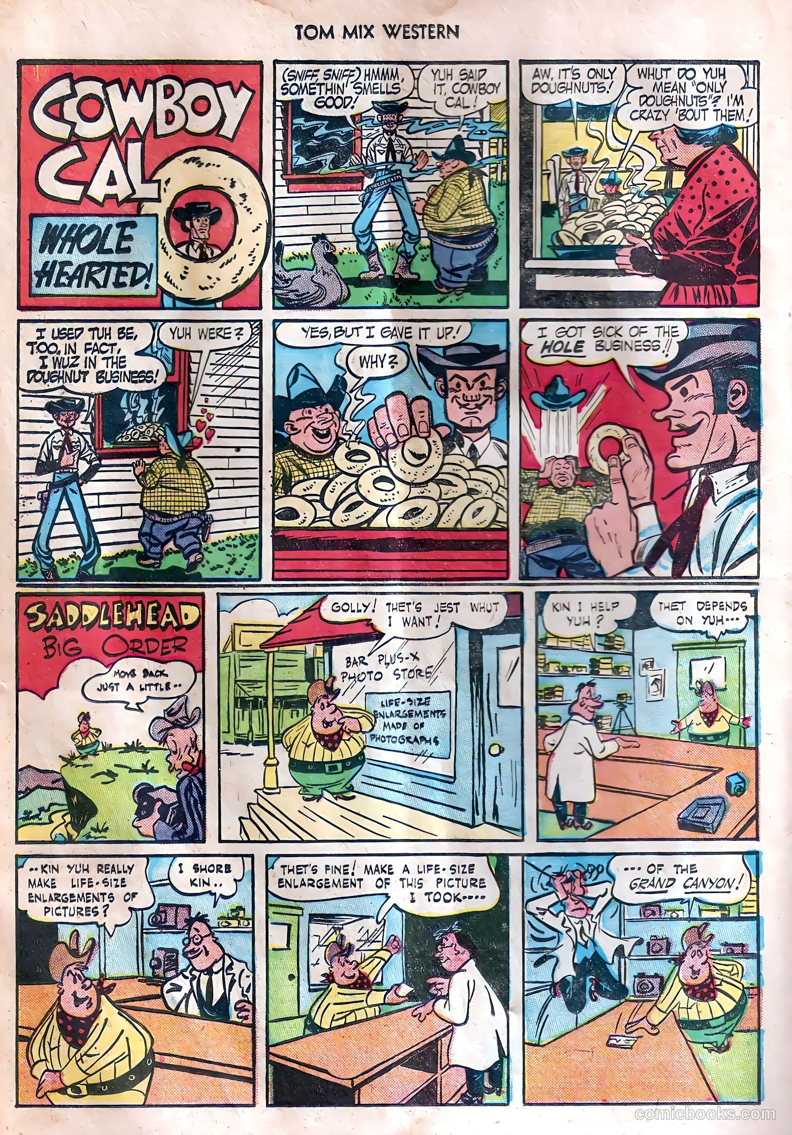 Tom Mix Western #7 (1948) — page 14 of 54