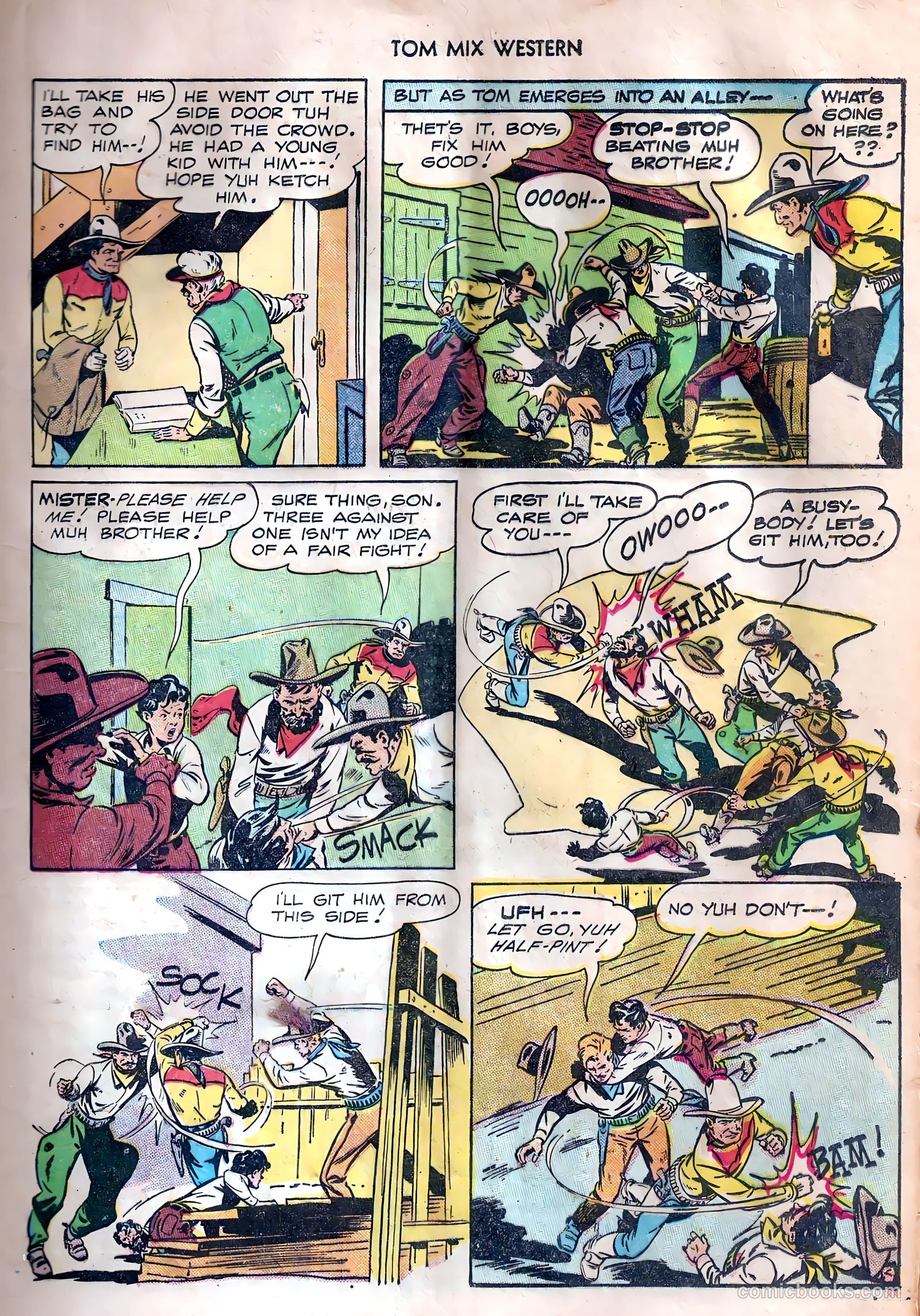 Tom Mix Western #7 (1948) — page 17 of 54