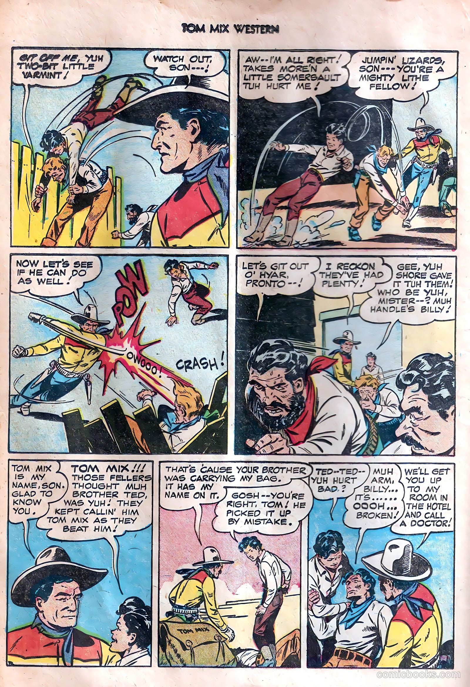 Tom Mix Western #7 (1948) — page 18 of 54