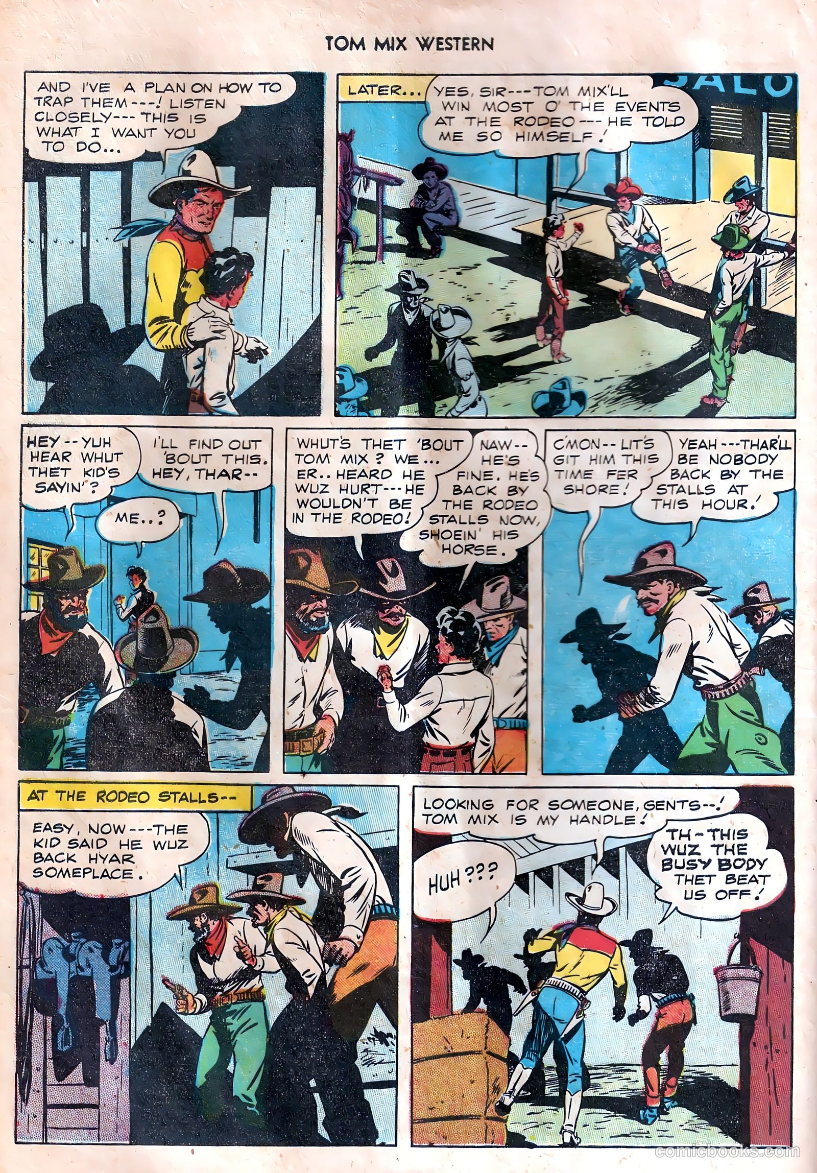 Tom Mix Western #7 (1948) — page 20 of 54