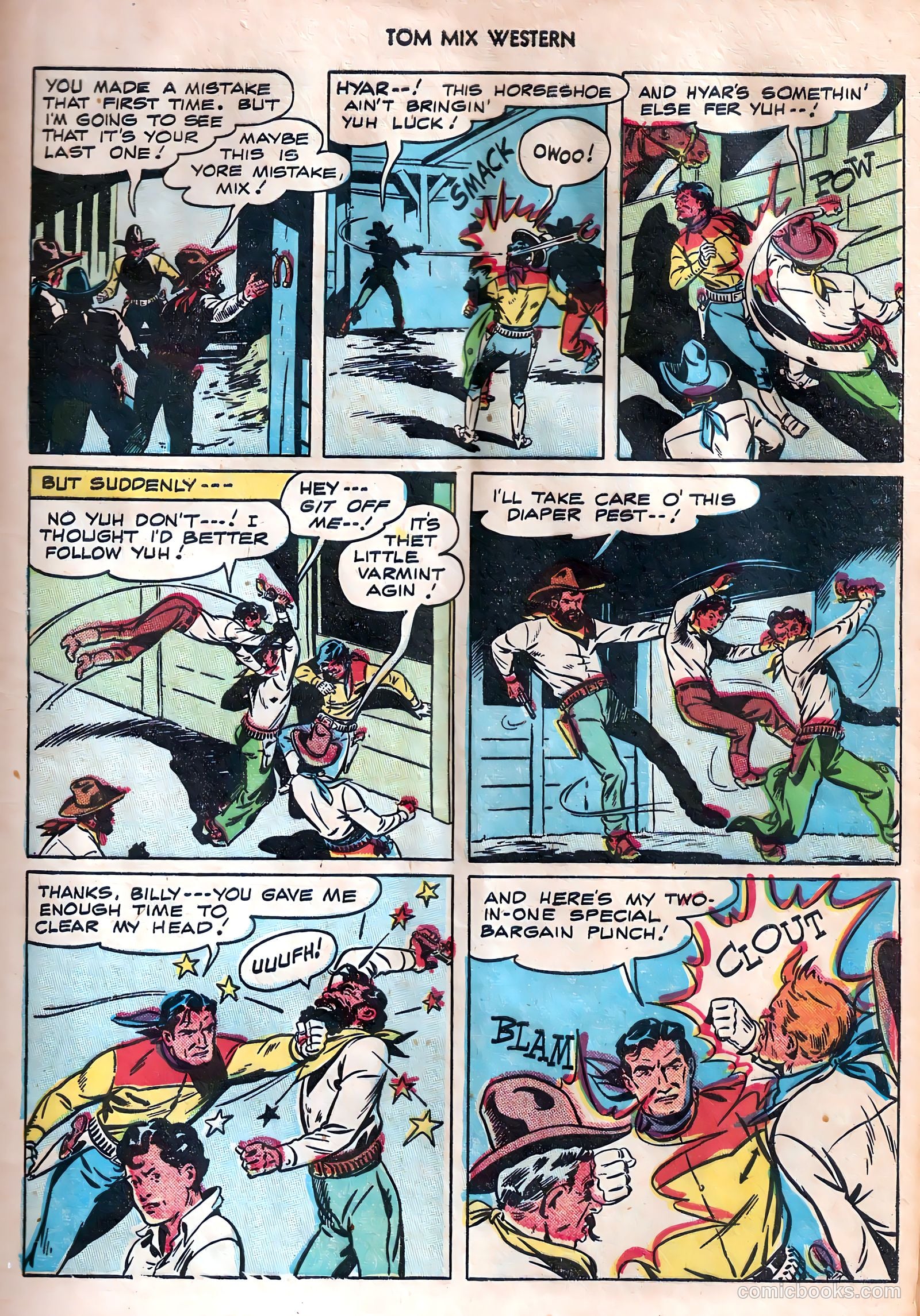 Tom Mix Western #7 (1948) — page 21 of 54