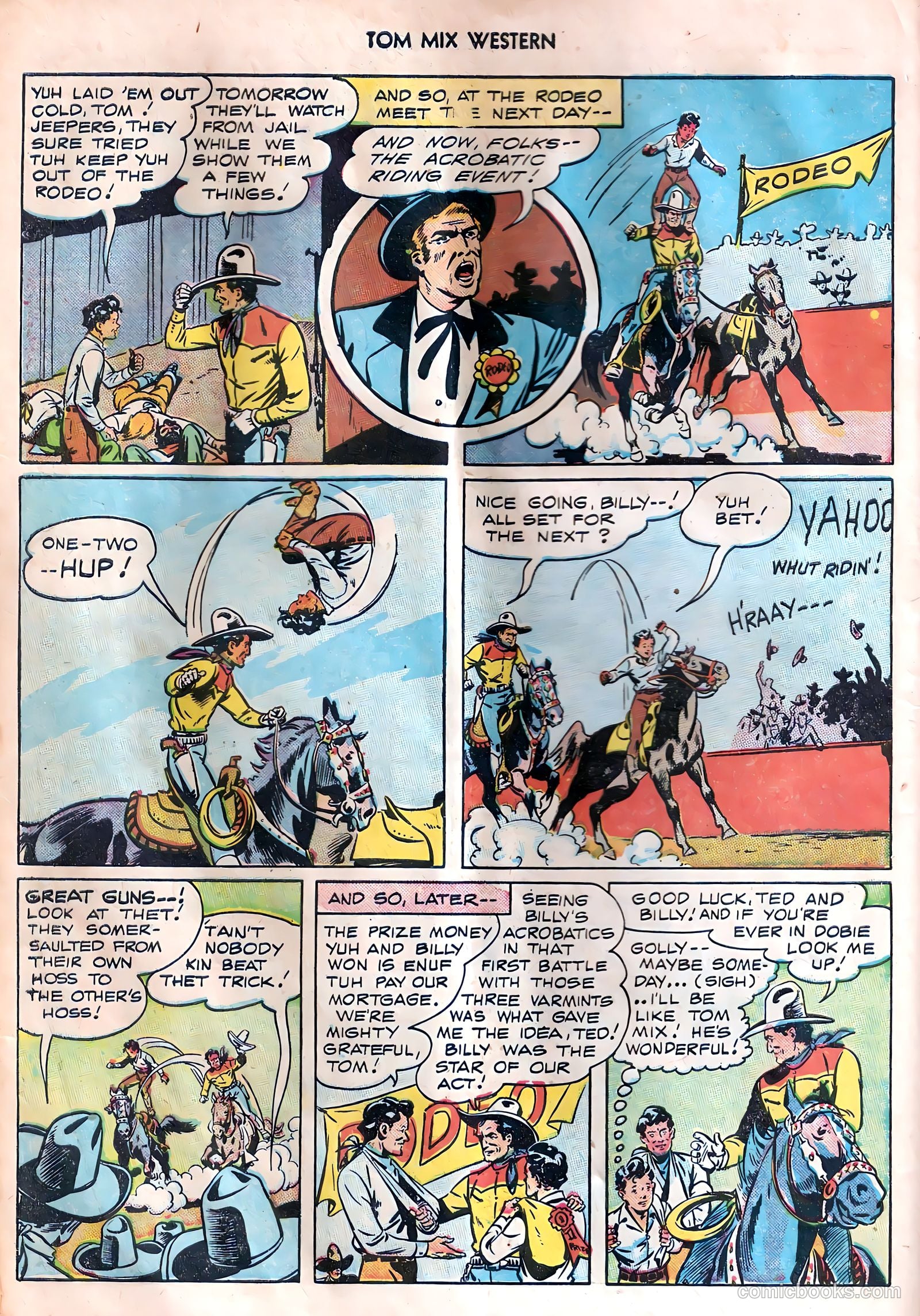 Tom Mix Western #7 (1948) — page 22 of 54