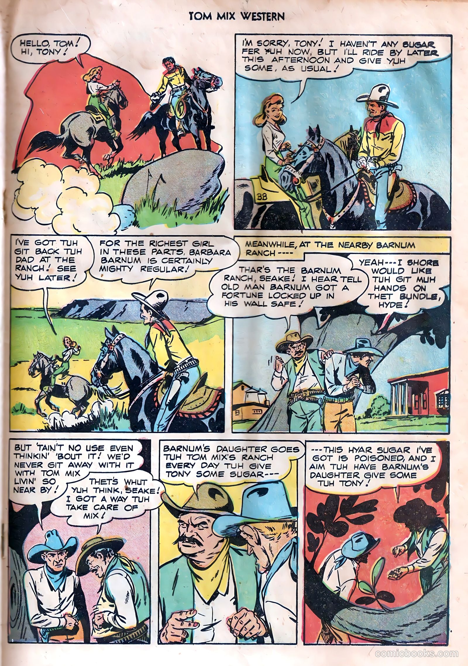 Tom Mix Western #7 (1948) — page 27 of 54