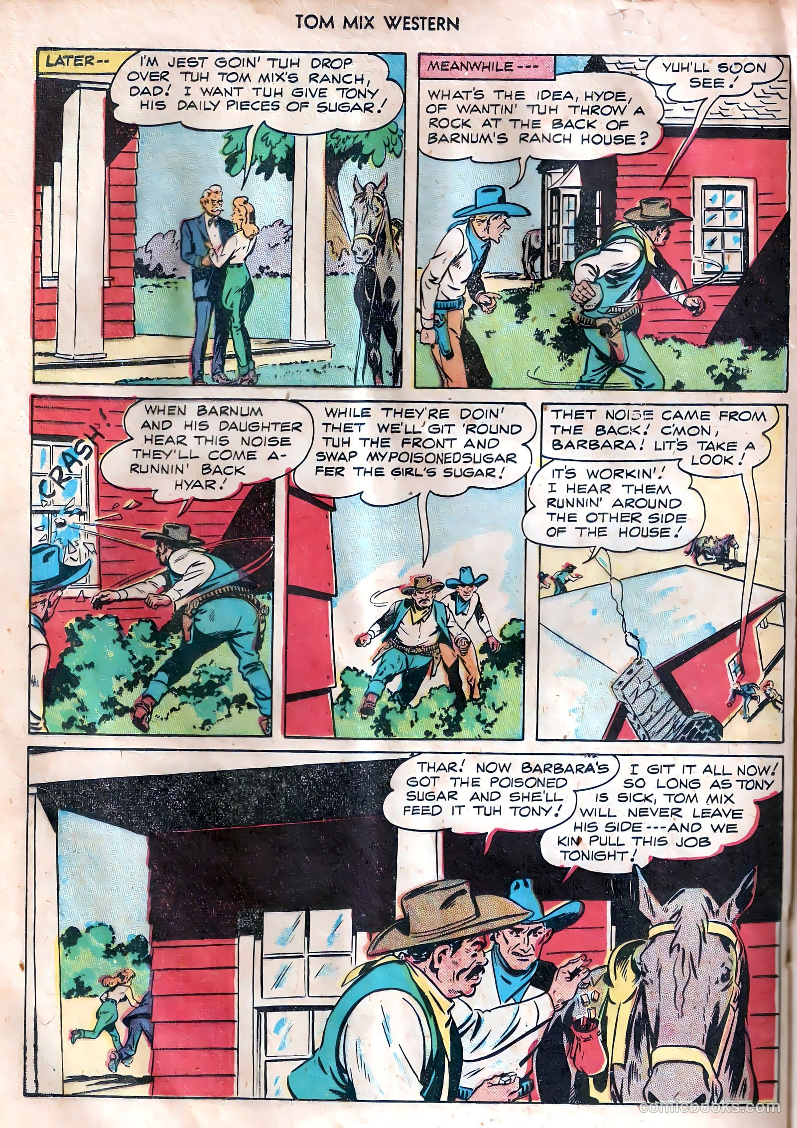 Tom Mix Western #7 (1948) — page 28 of 54