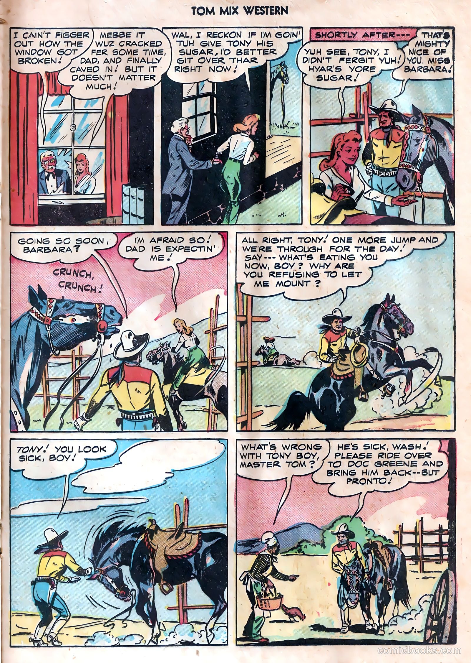 Tom Mix Western #7 (1948) — page 29 of 54