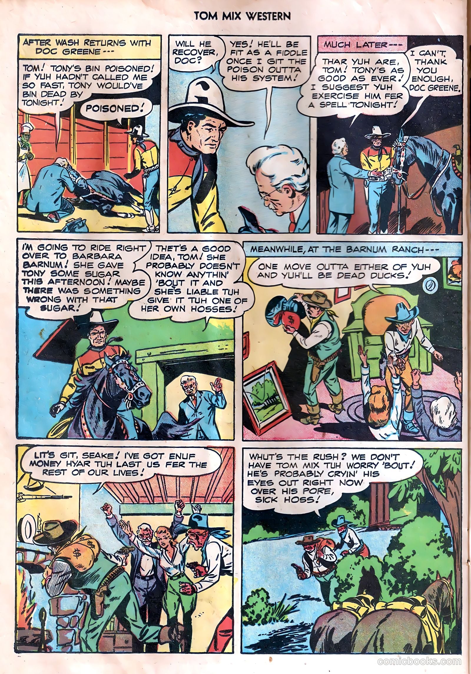 Tom Mix Western #7 (1948) — page 30 of 54