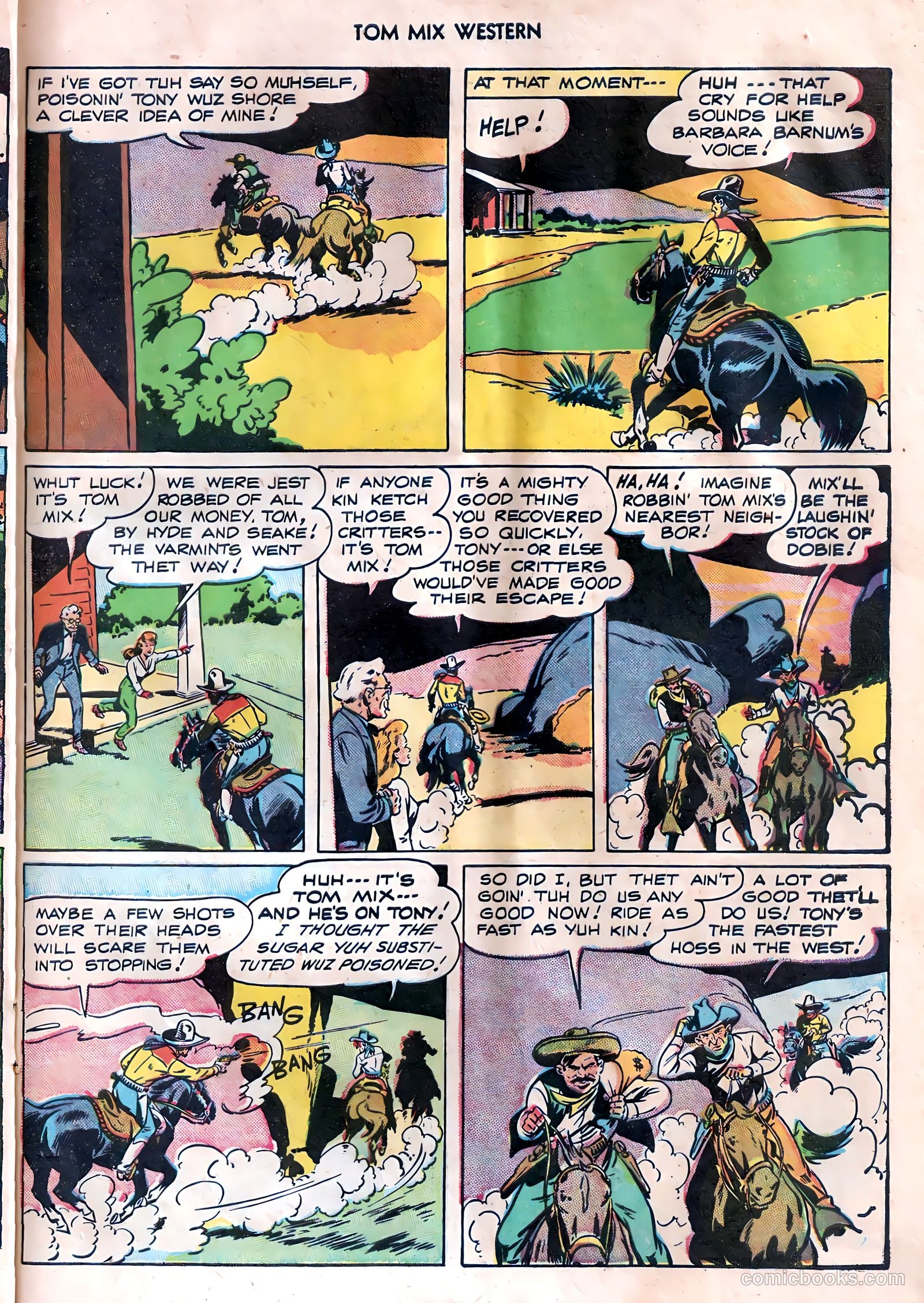 Tom Mix Western #7 (1948) — page 31 of 54