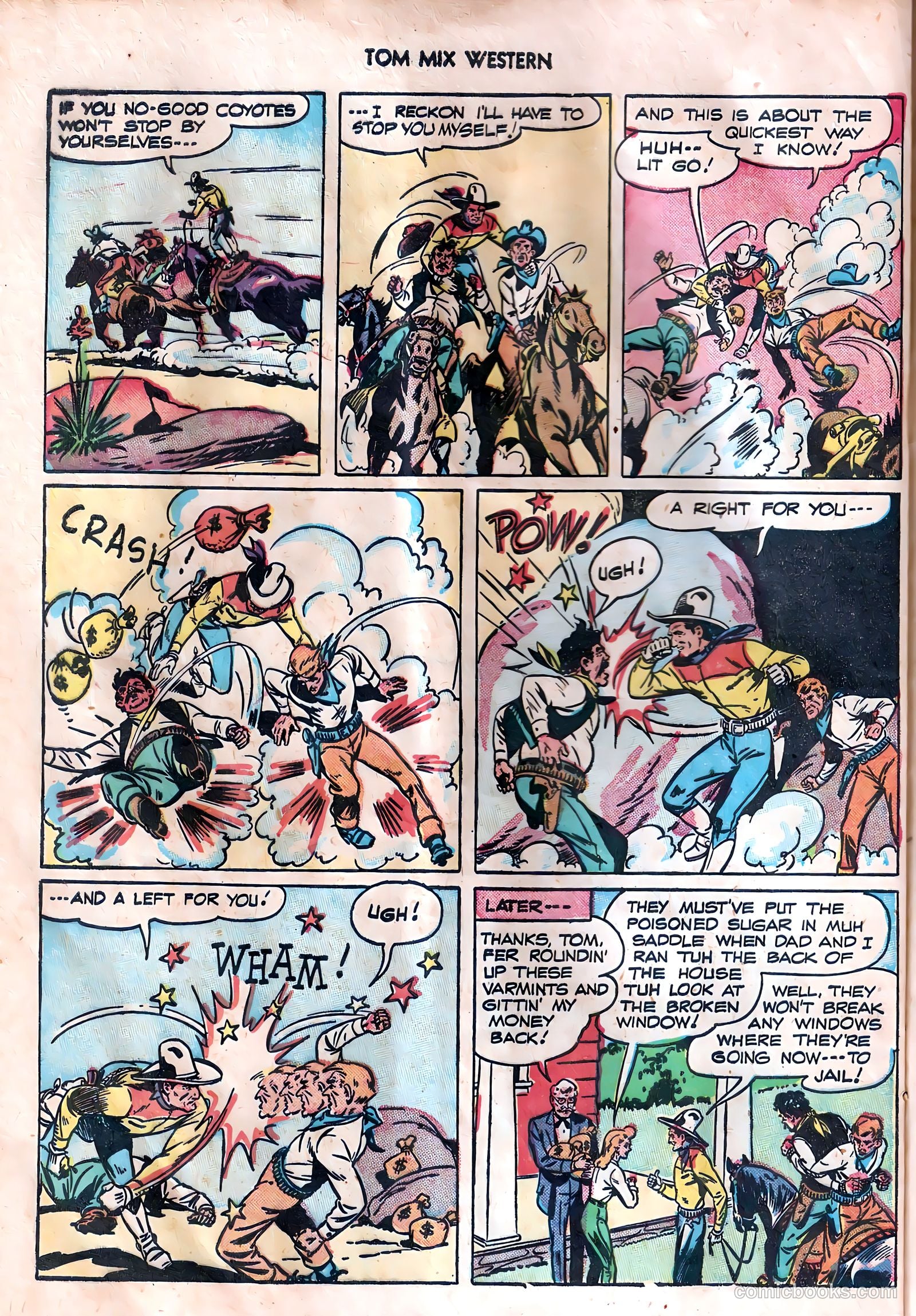 Tom Mix Western #7 (1948) — page 32 of 54