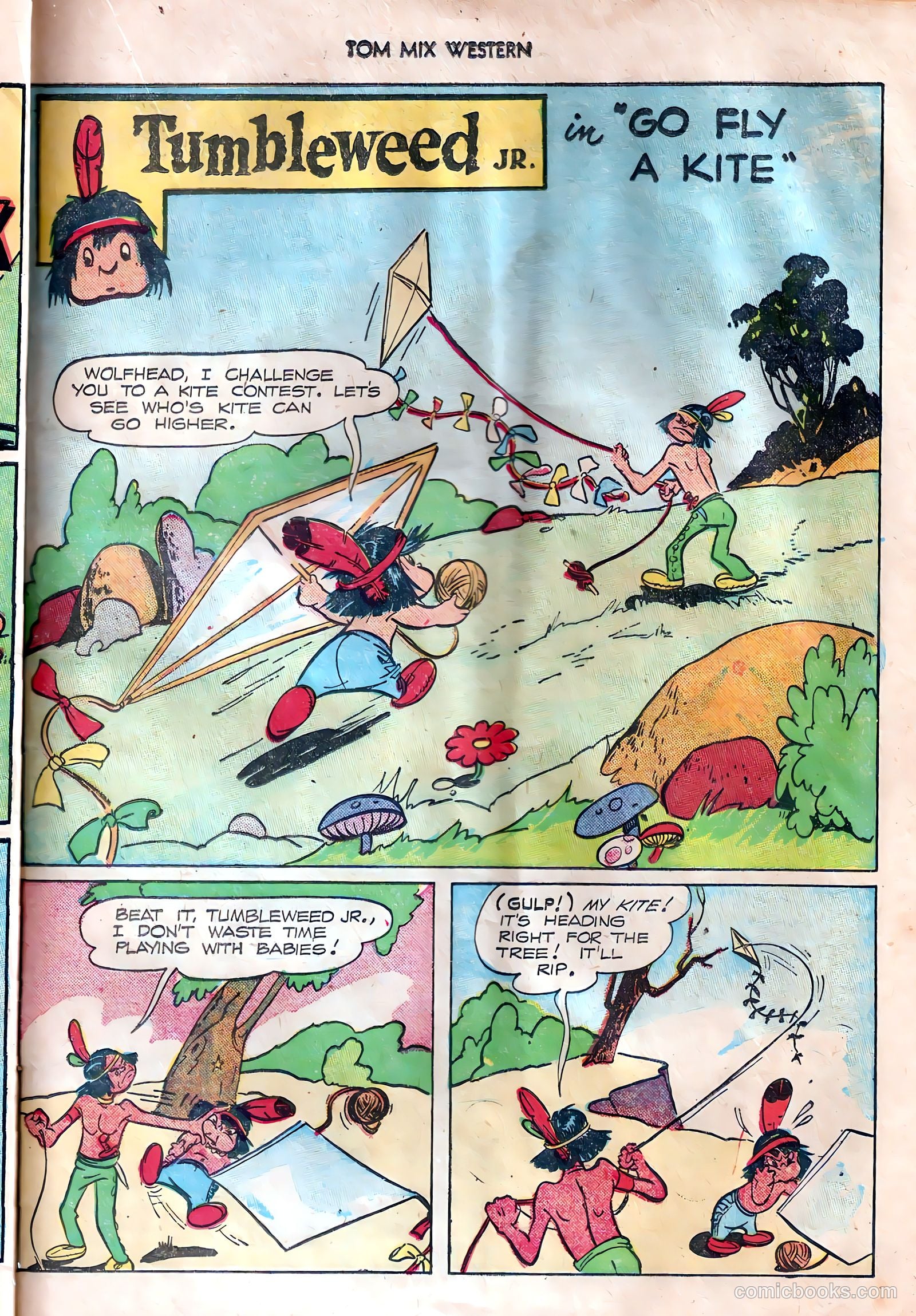 Tom Mix Western #7 (1948) — page 35 of 54