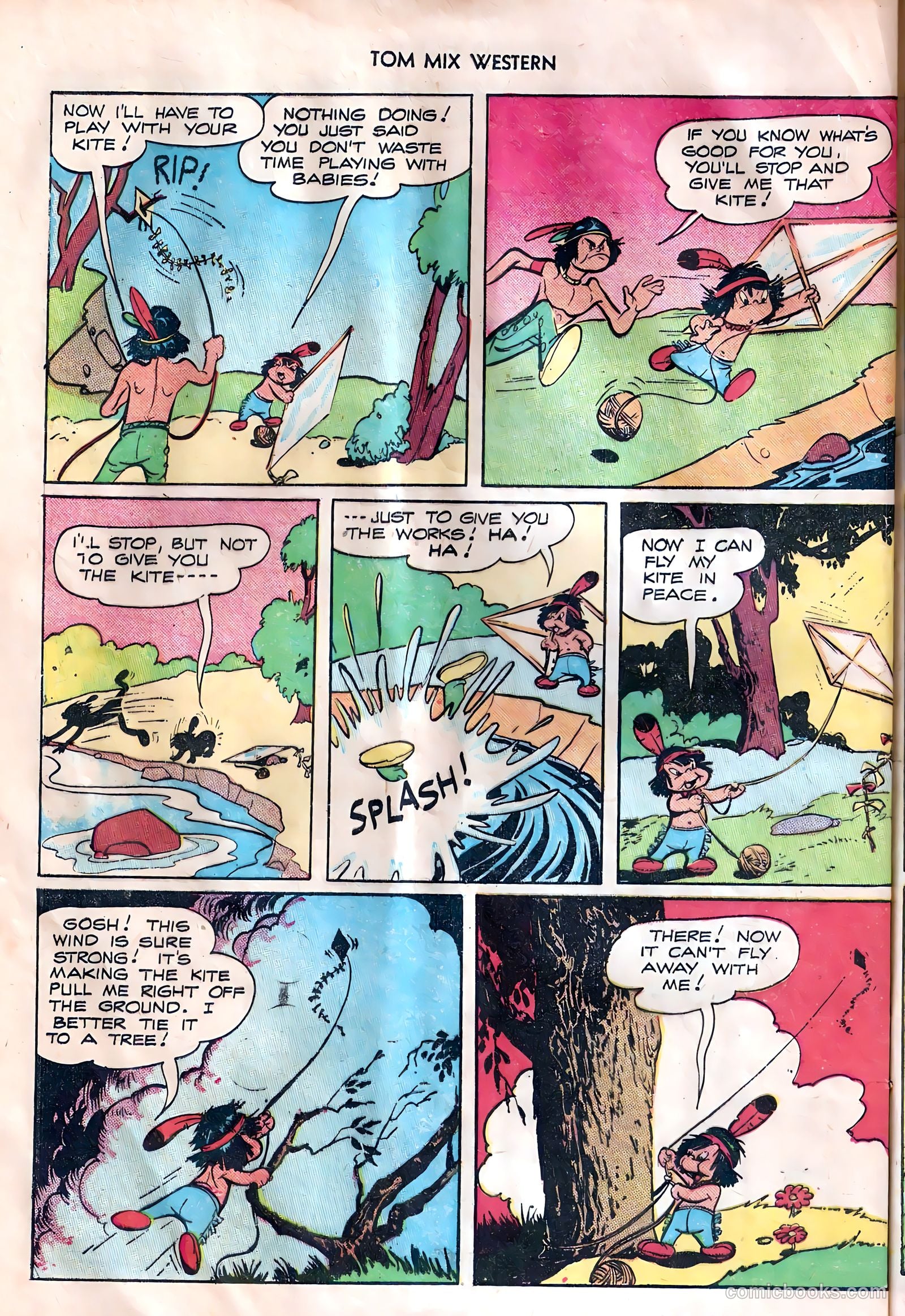Tom Mix Western #7 (1948) — page 36 of 54