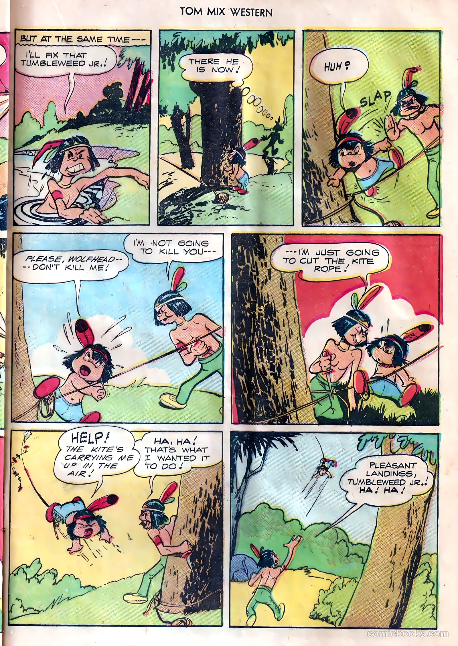 Tom Mix Western #7 (1948) — page 37 of 54