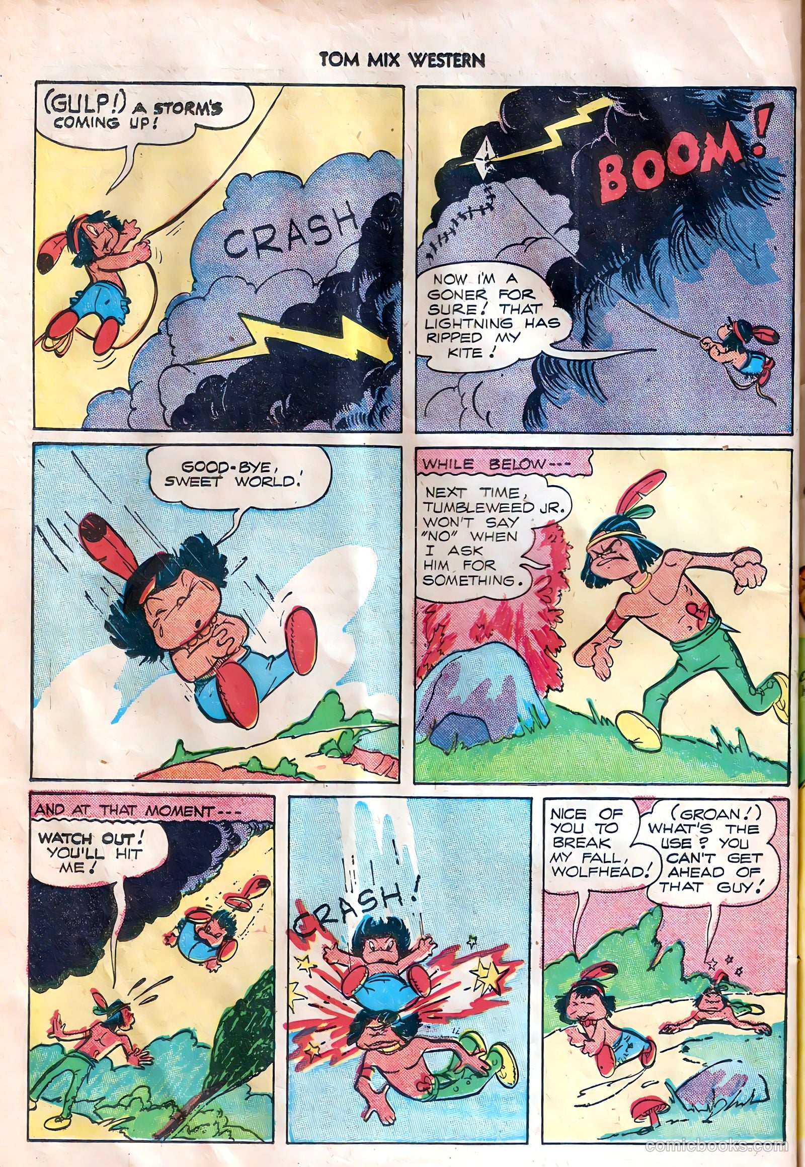 Tom Mix Western #7 (1948) — page 38 of 54