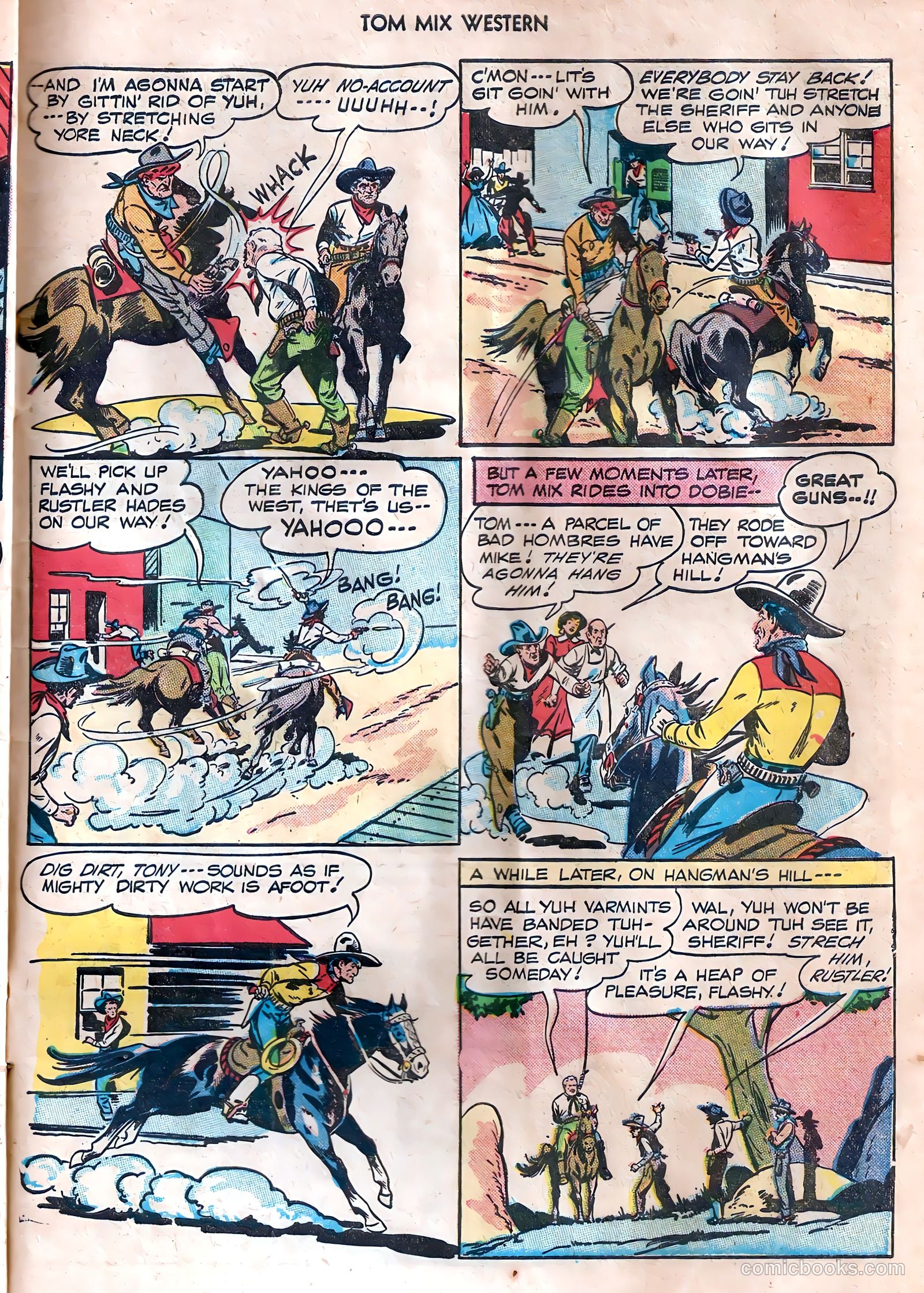 Tom Mix Western #7 (1948) — page 43 of 54