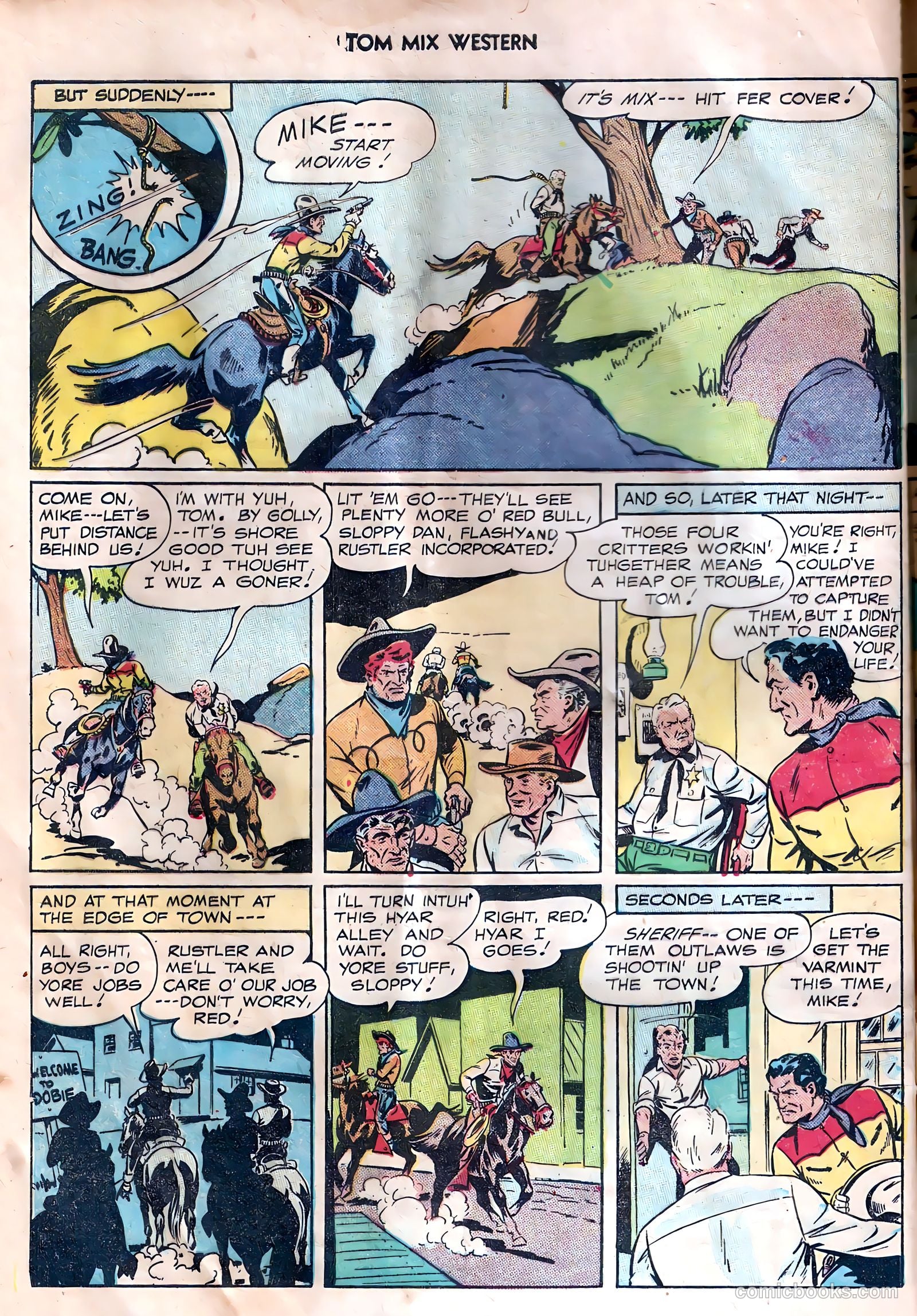 Tom Mix Western #7 (1948) — page 44 of 54