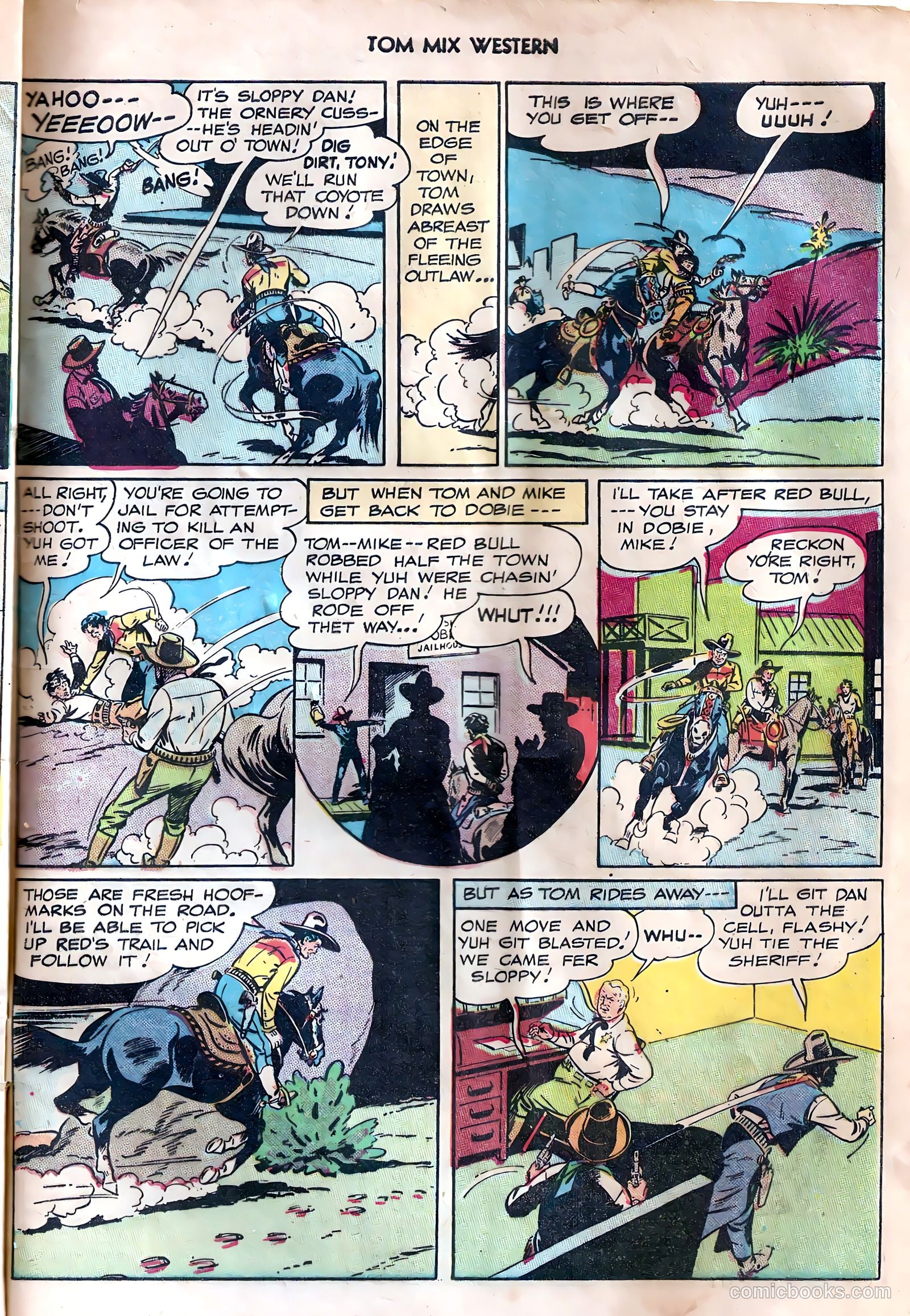 Tom Mix Western #7 (1948) — page 45 of 54