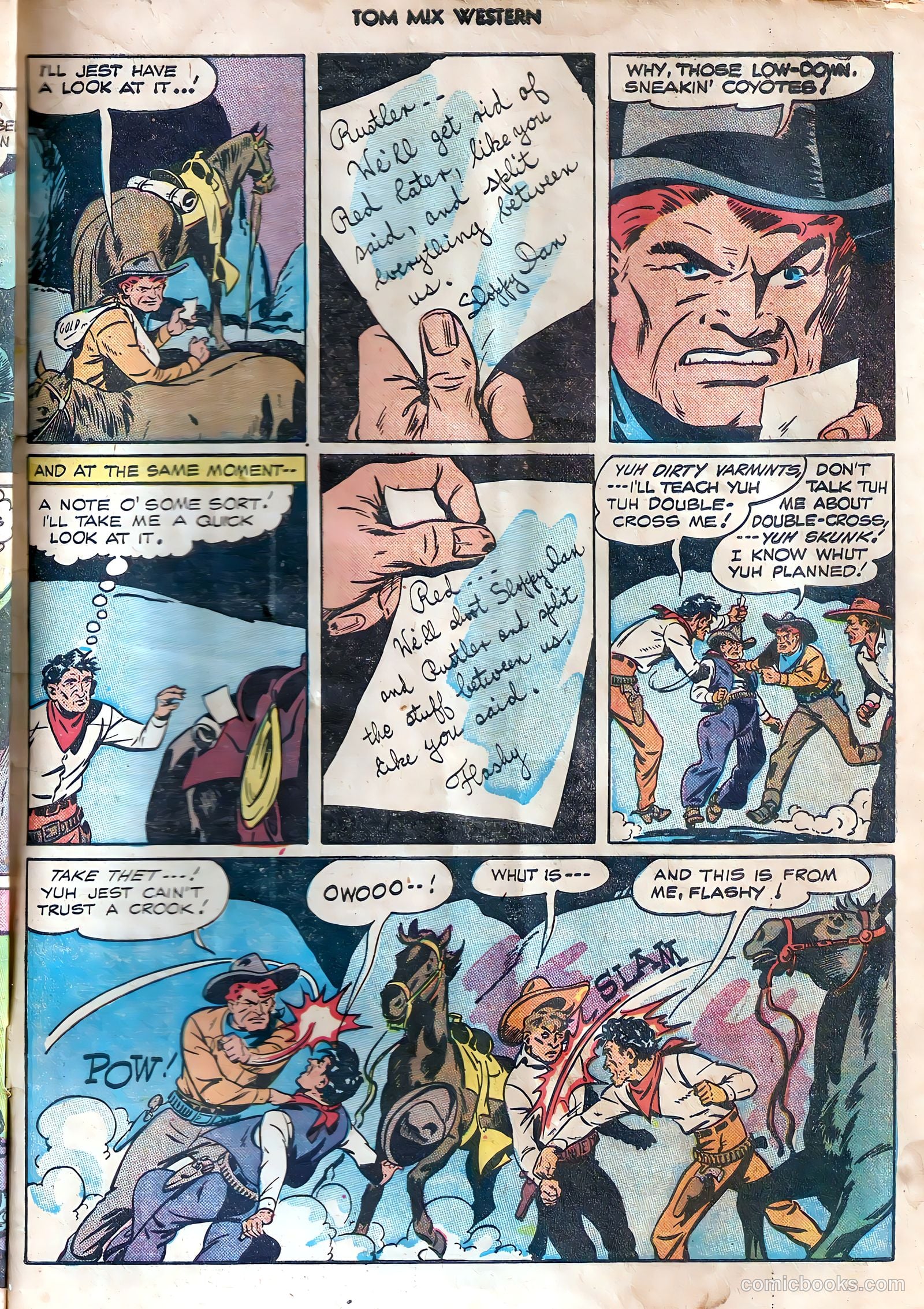 Tom Mix Western #7 (1948) — page 47 of 54