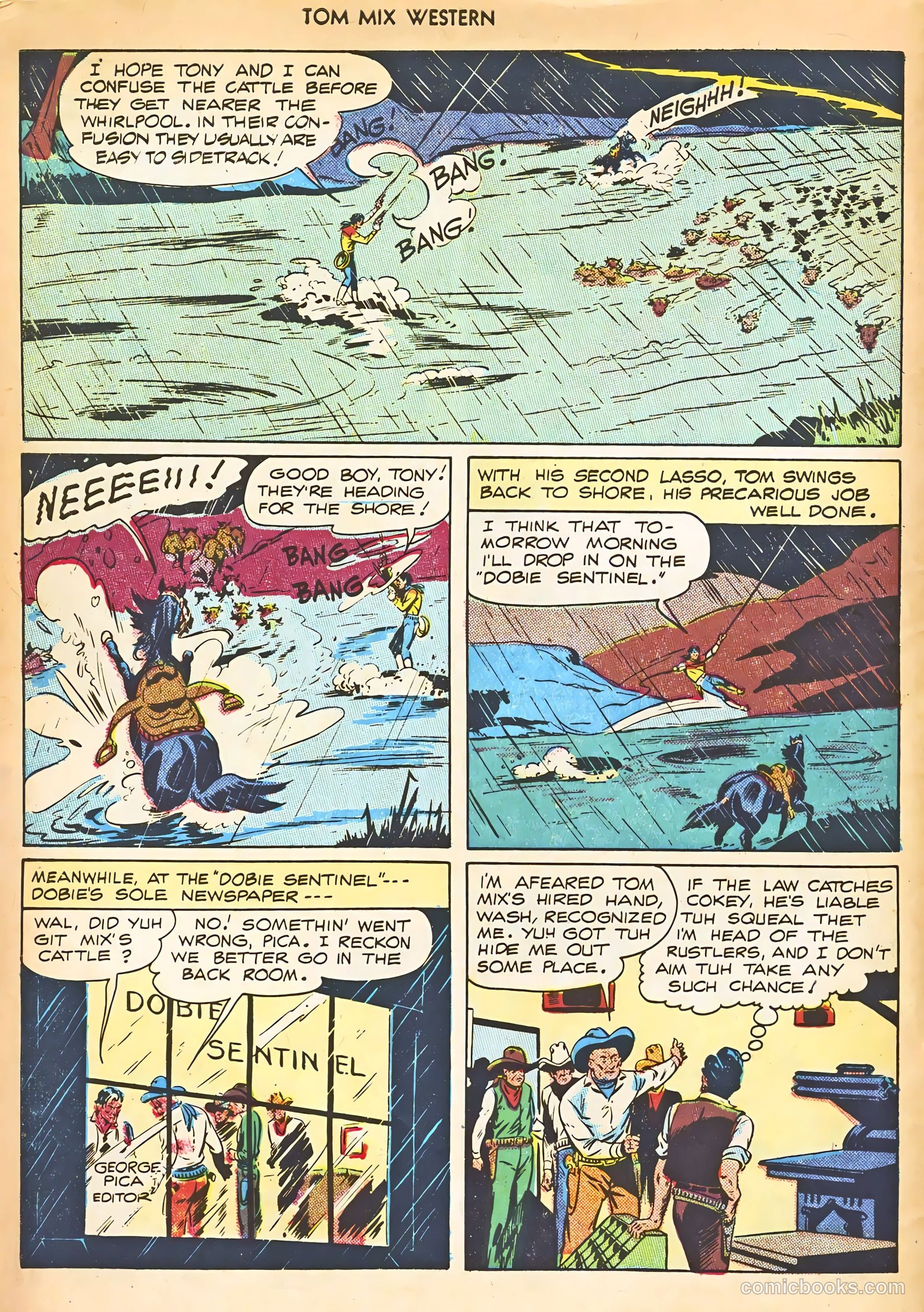 Tom Mix Western #8 (1948) — page 6 of 52