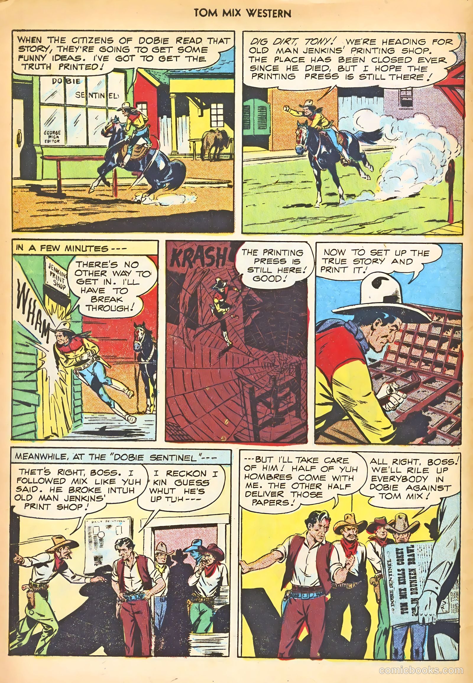 Tom Mix Western #8 (1948) — page 8 of 52