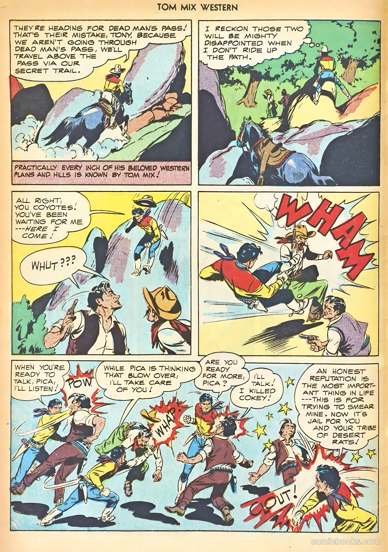 Tom Mix Western #8 (1948) — page 12 of 52