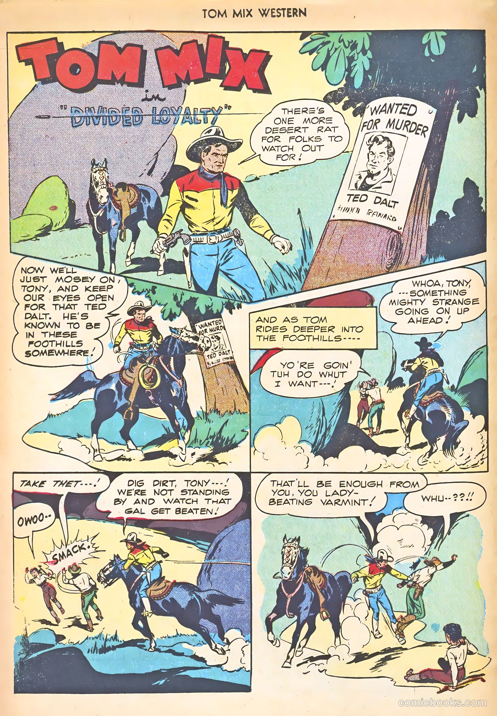 Tom Mix Western #8 (1948) — page 18 of 52