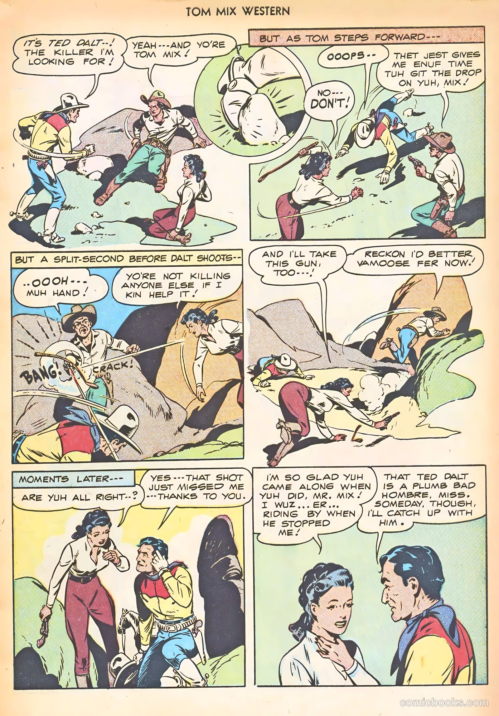 Tom Mix Western #8 (1948) — page 19 of 52