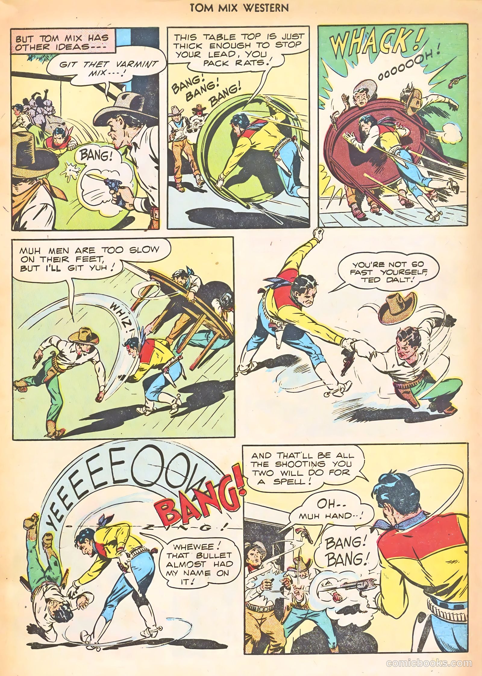 Tom Mix Western #8 (1948) — page 21 of 52